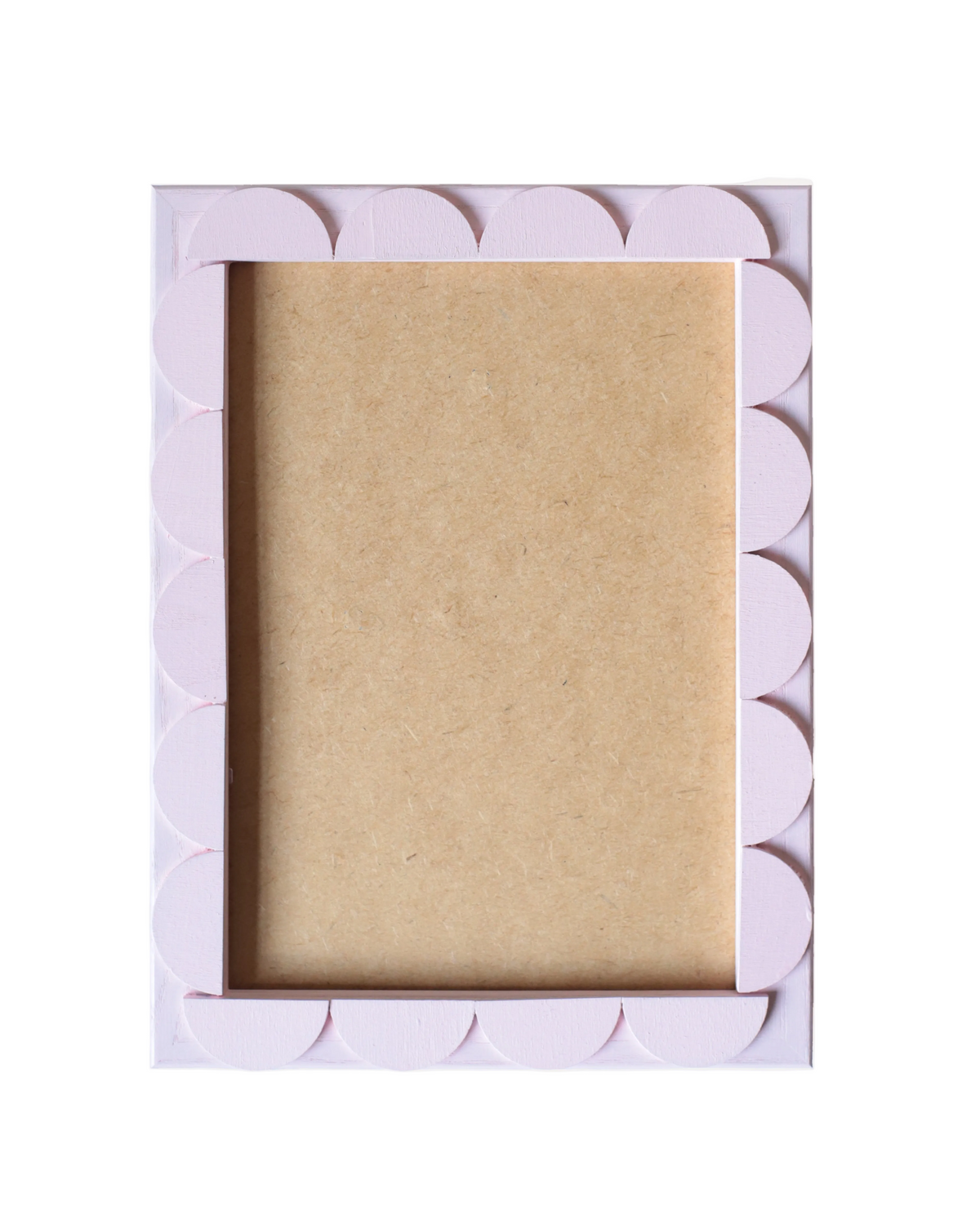 Peony Stained Scallop Frame