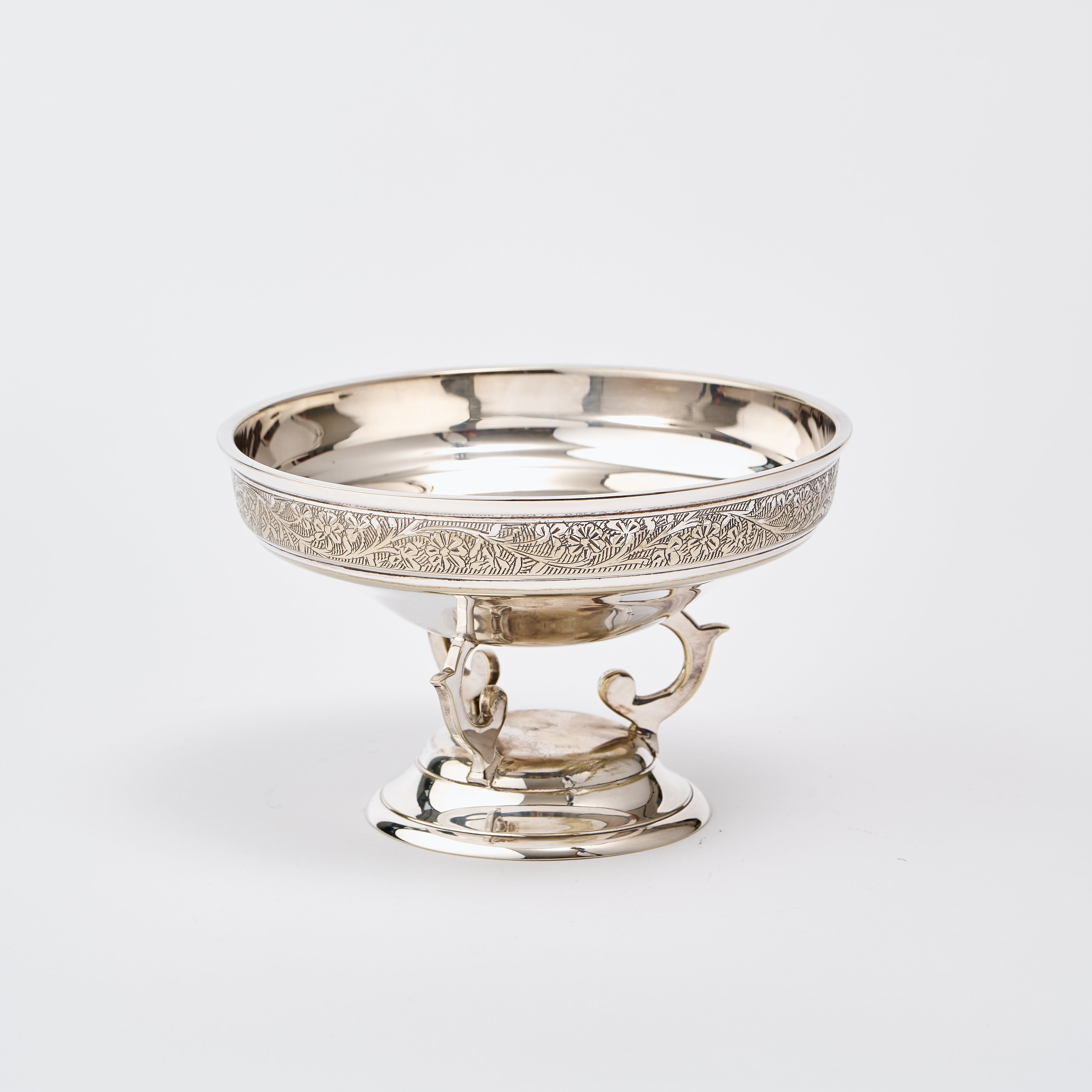 Small Silverplate Footed Centrepiece