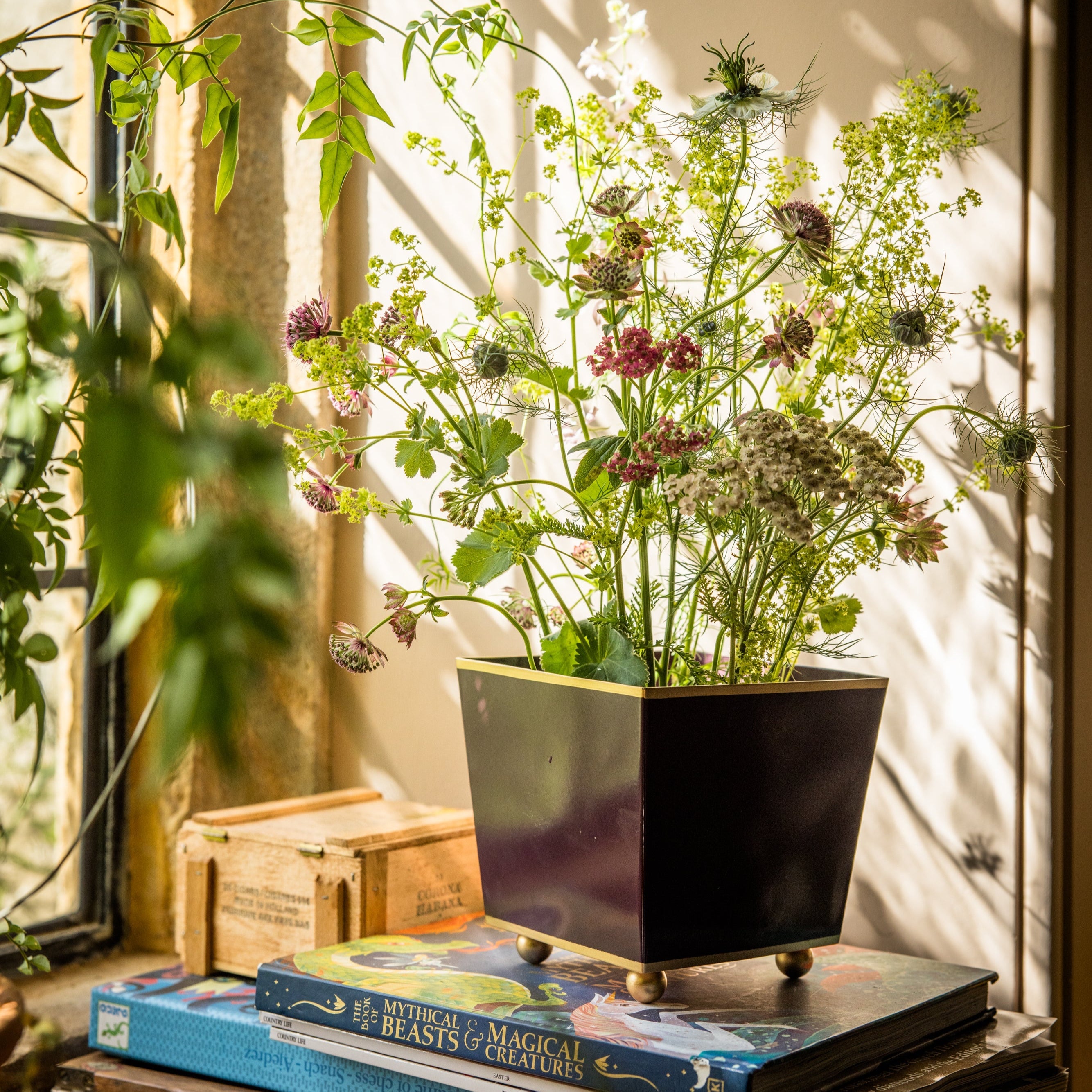 Square Planter | Small | Aubergine