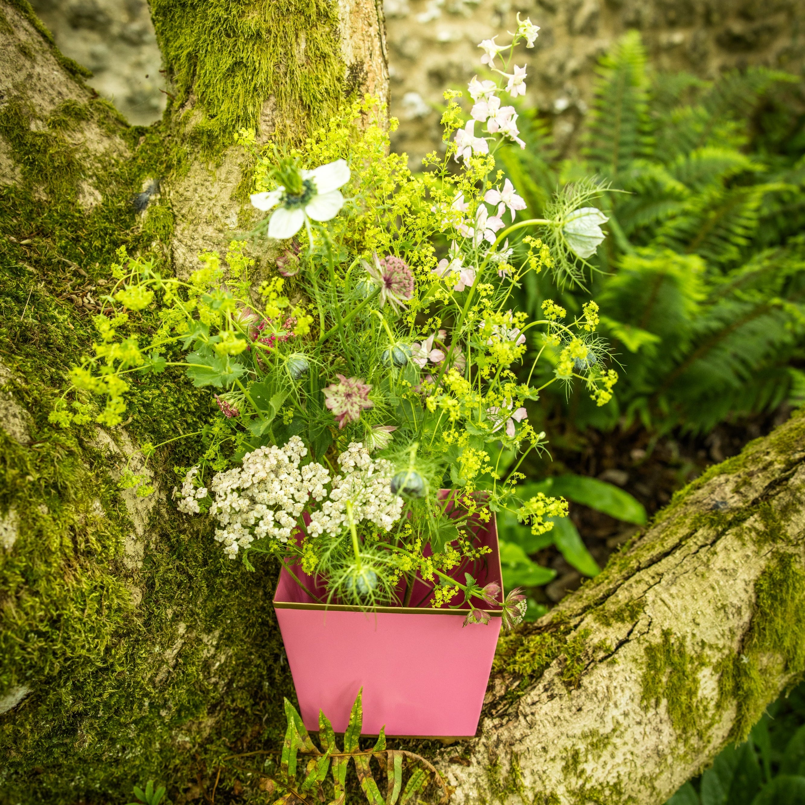 Square Planter | Small | Candy Pink