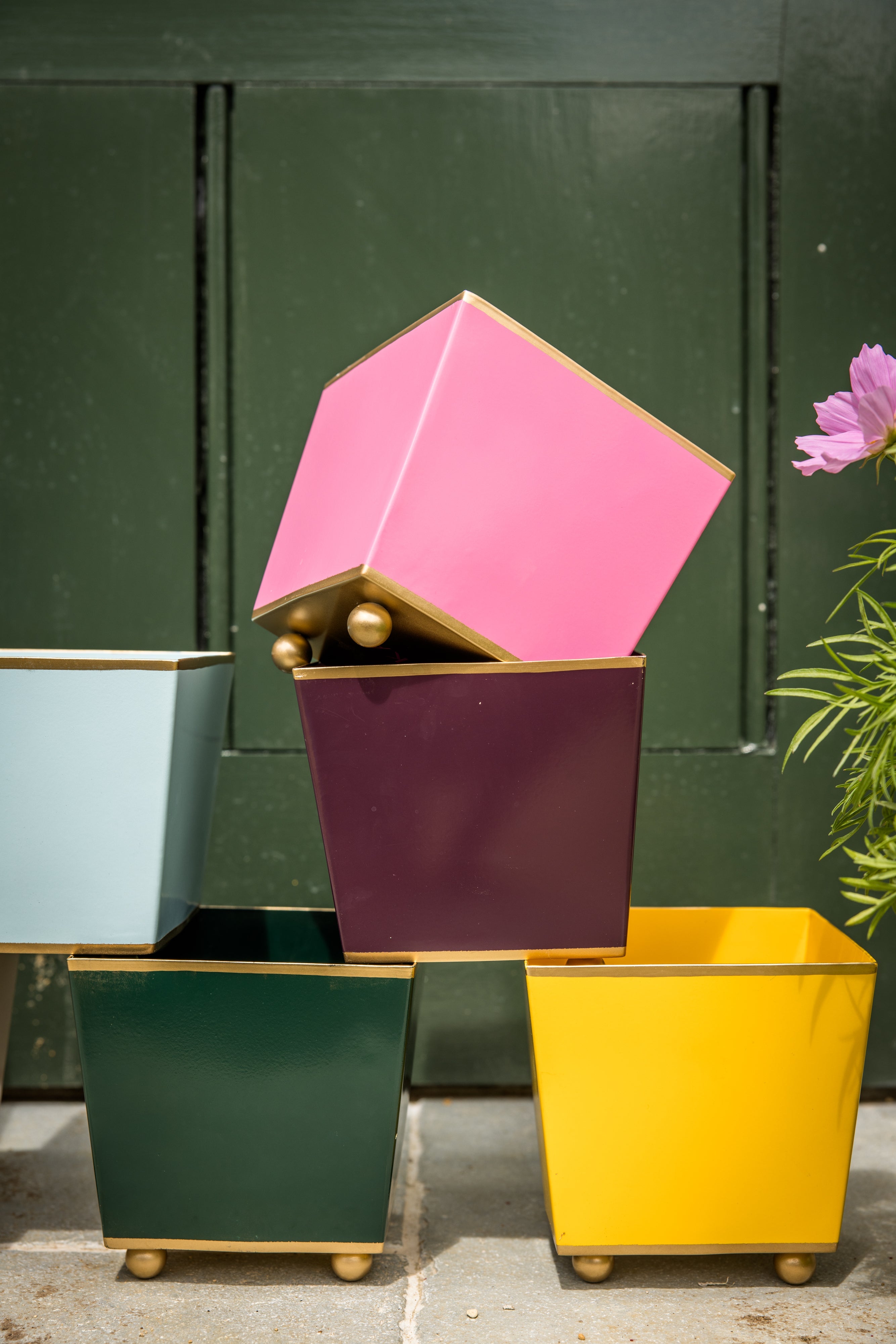 Square Planter | Small | Aubergine