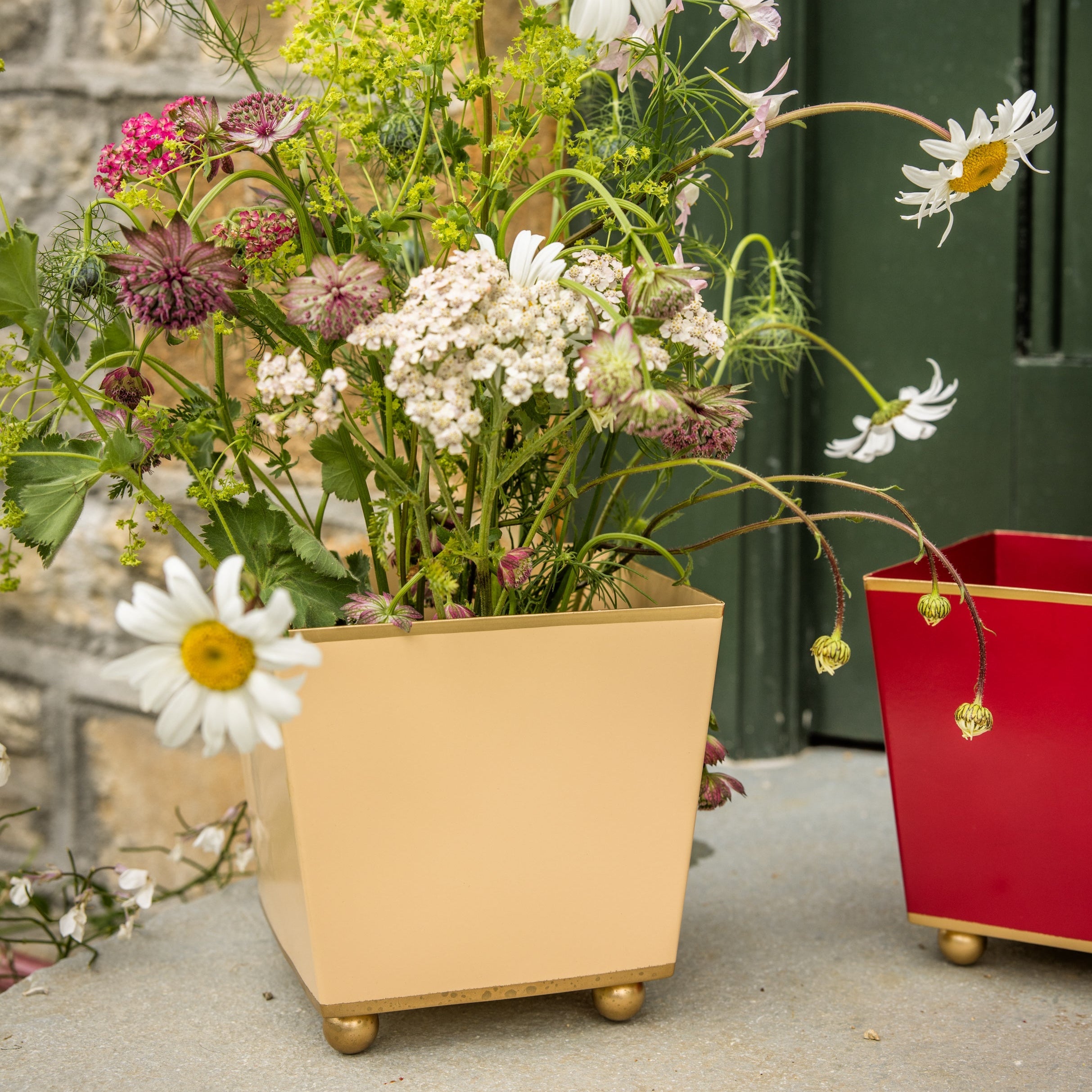 Square Planter | Small | Pale Peach