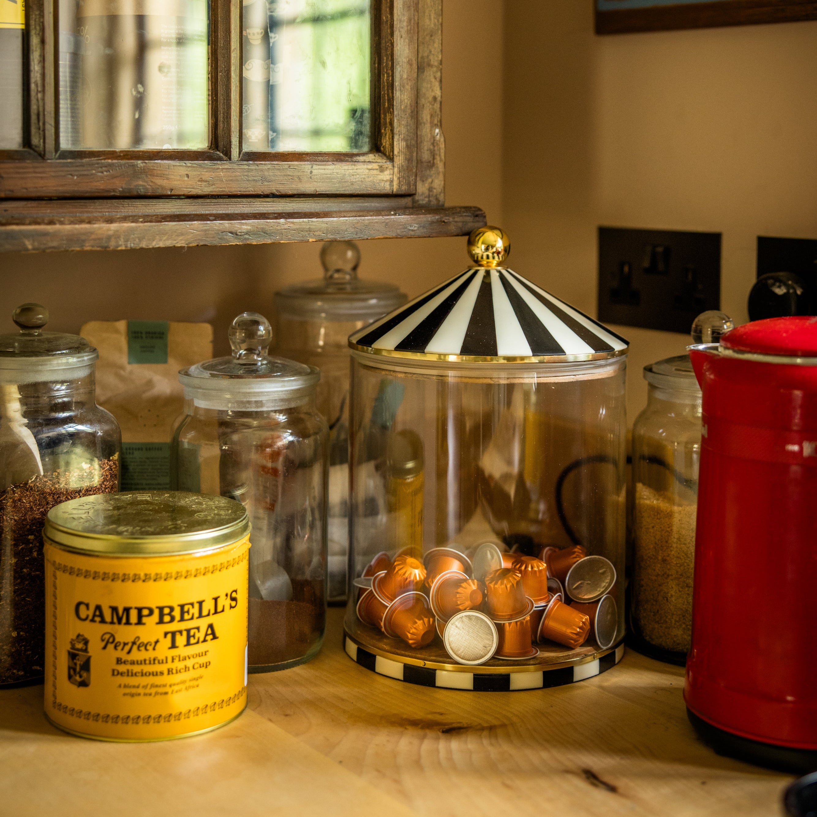 Circus Storage Jar | Black and White
