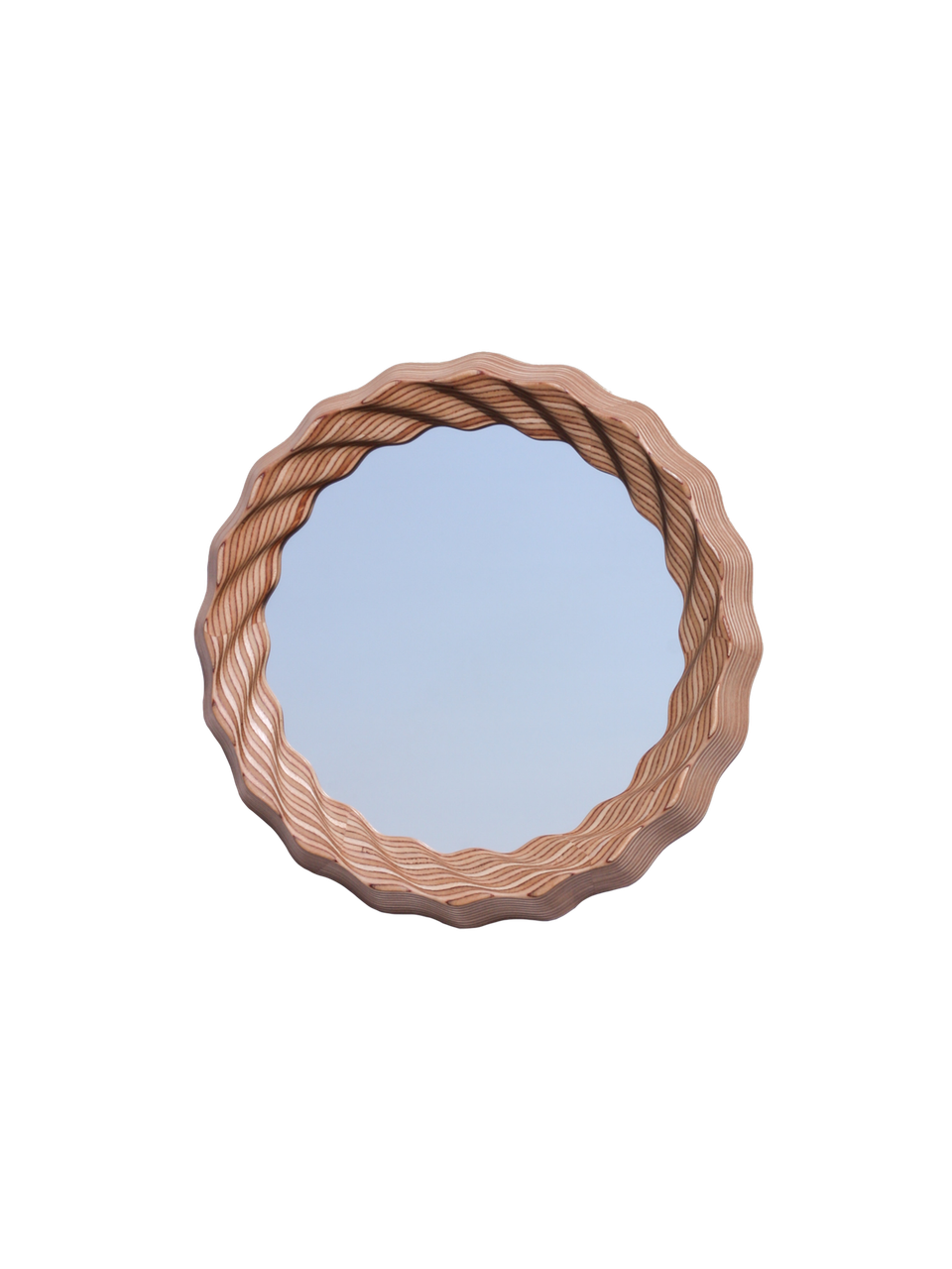 Kruller Porthole Mirror - Birch Plywood