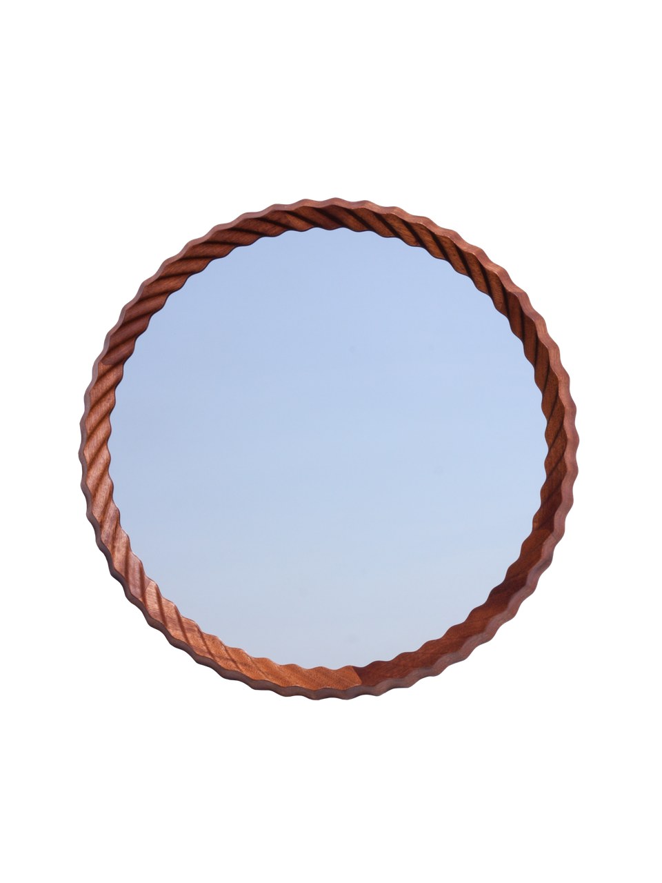 Kruller Midi Mirror - Sapele