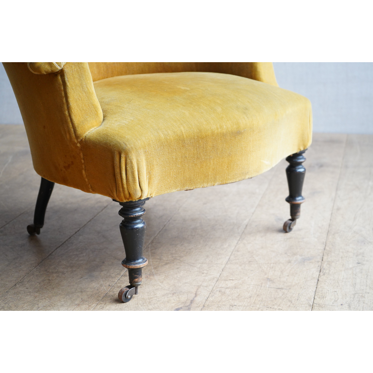 French Mustard Tub Chair