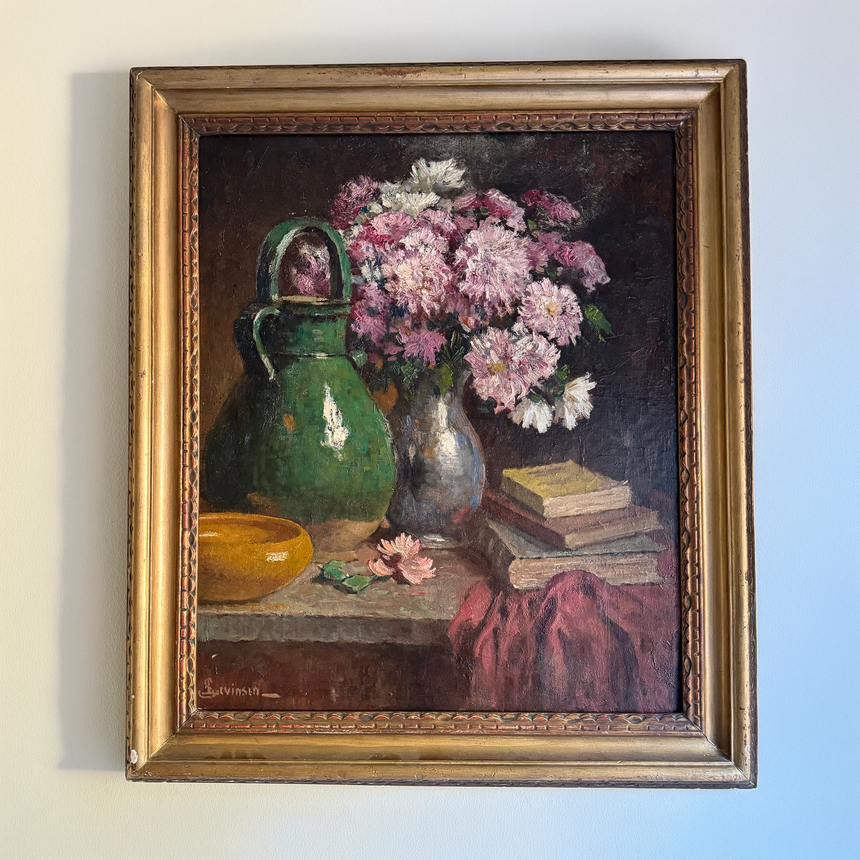 Chrysanthemums Oil Painting