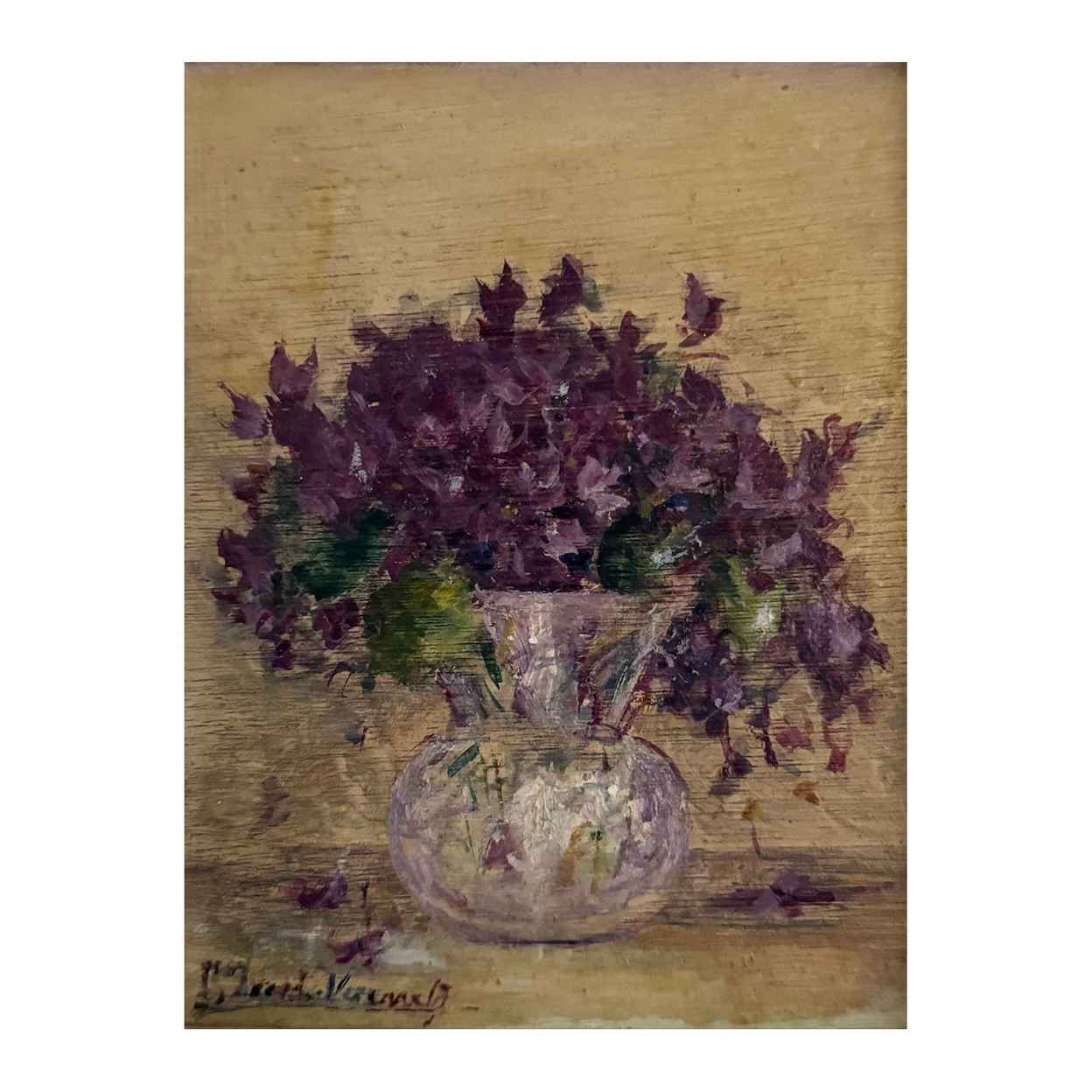LES FLEURS VIOLETTES