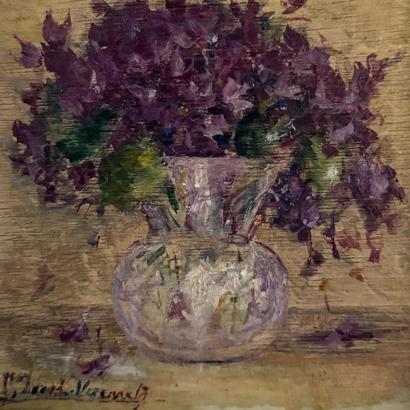 Les Fleurs Violettes Oil Painting