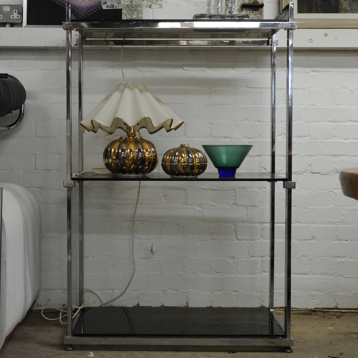 Shelving unit crafted by Tim Bates for Pieff Lisse, 1970s