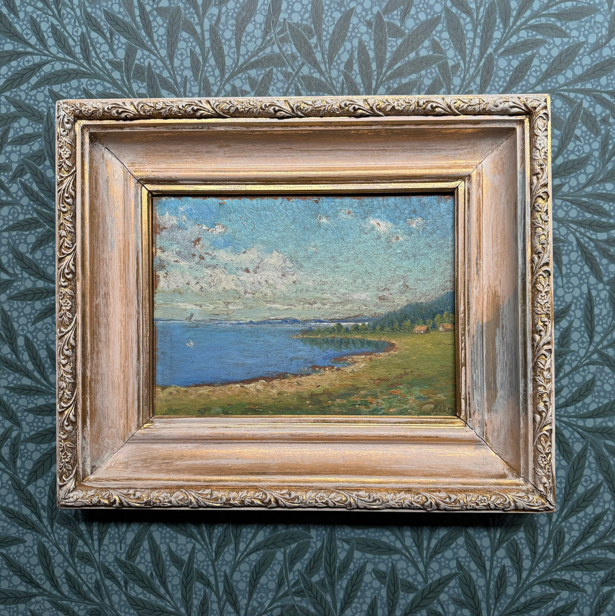 Naive Seascape Oil Painting