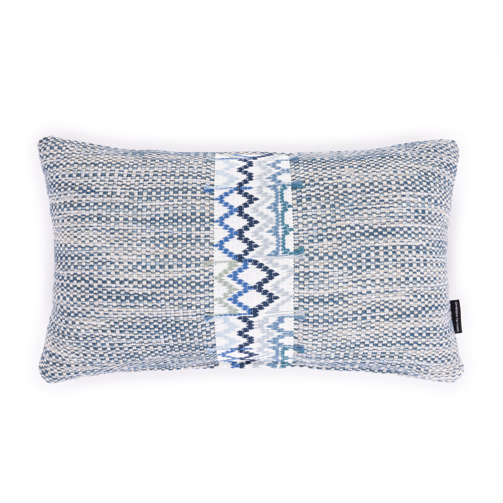 Lomi Sololá Azzurro Outdoor Cushion | Sample Sale