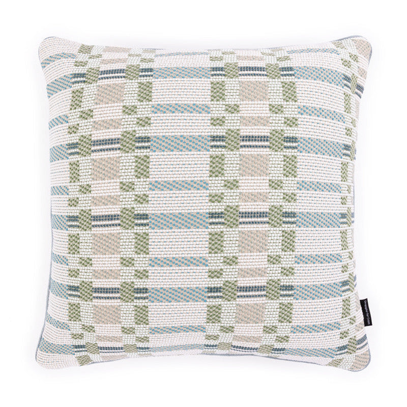 Portico Woven Check Outdoor Cushion | Sample Sale