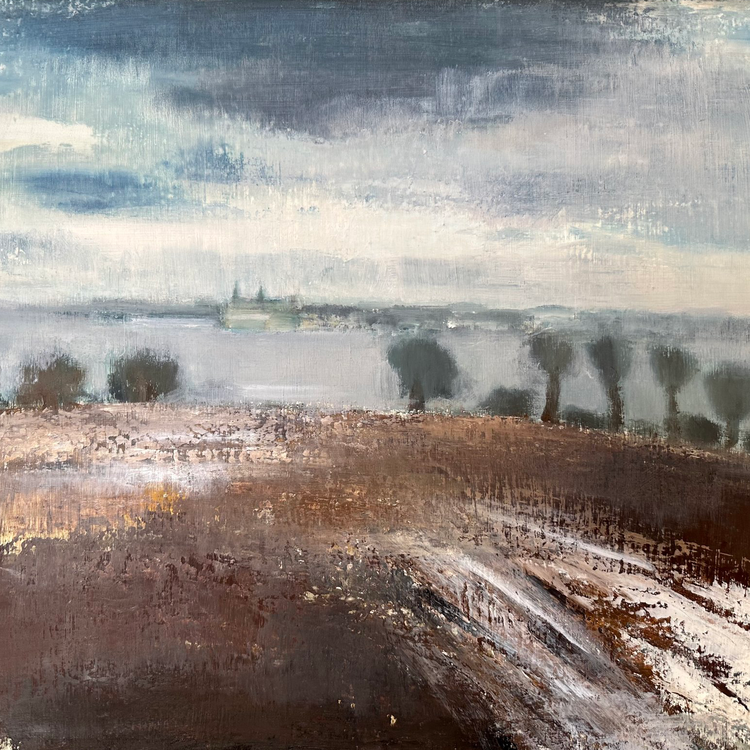 River Runs Wide Oil Painting