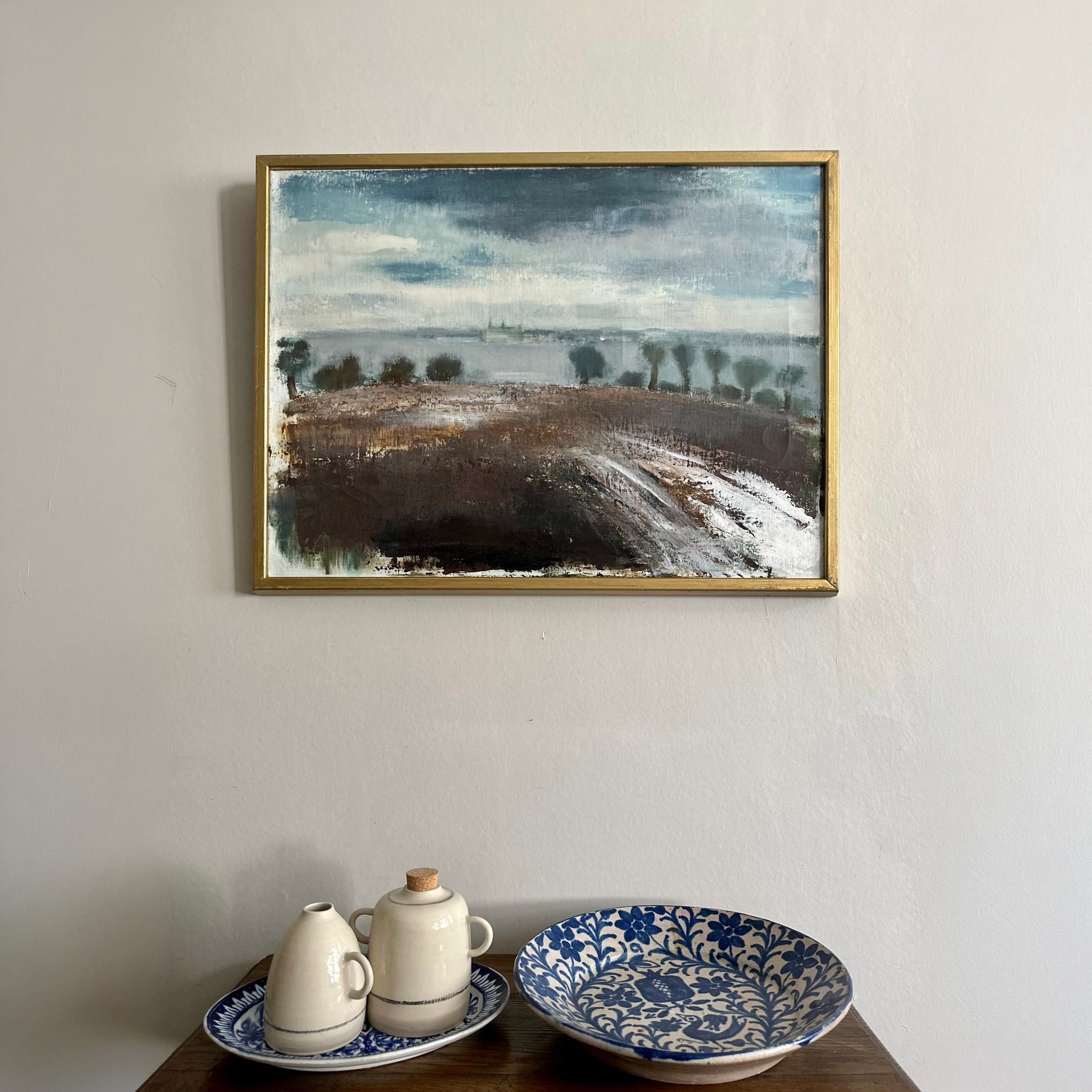 River Runs Wide Oil Painting