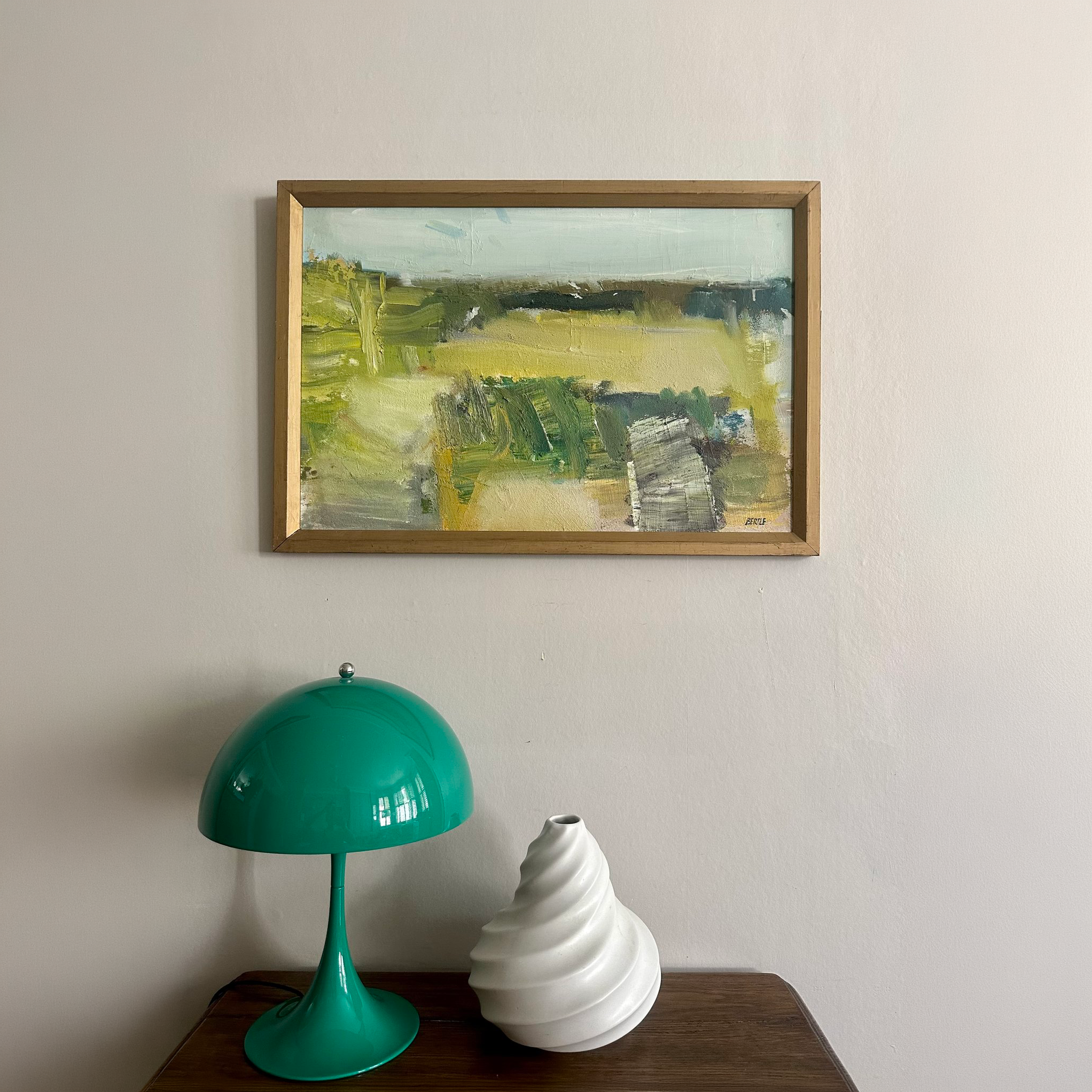 Abstract Island Oil Painting