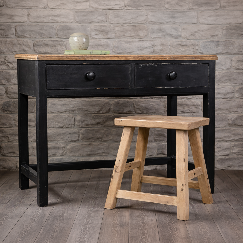 Edwardian Ebonised Desk