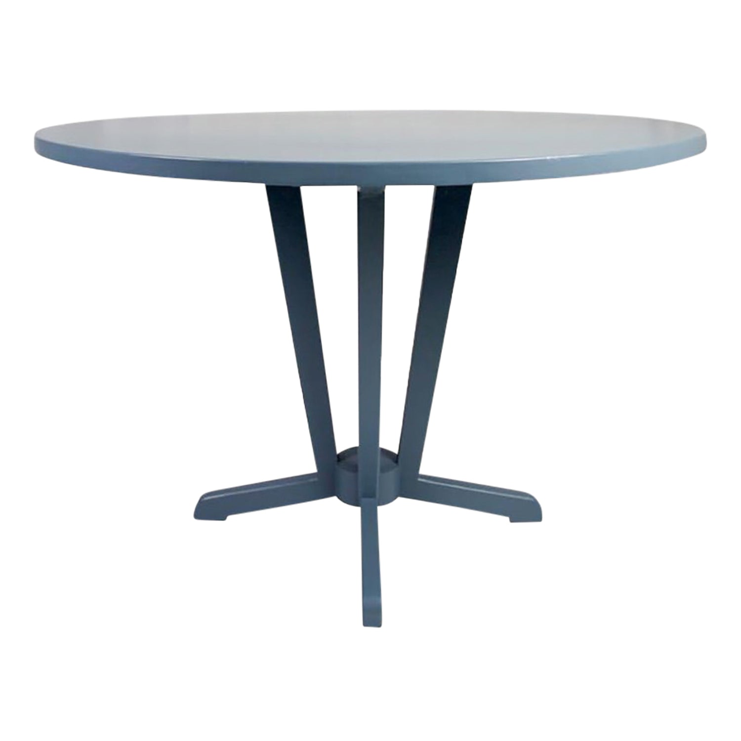 Wensum Pedestal Table - Petrol Blue