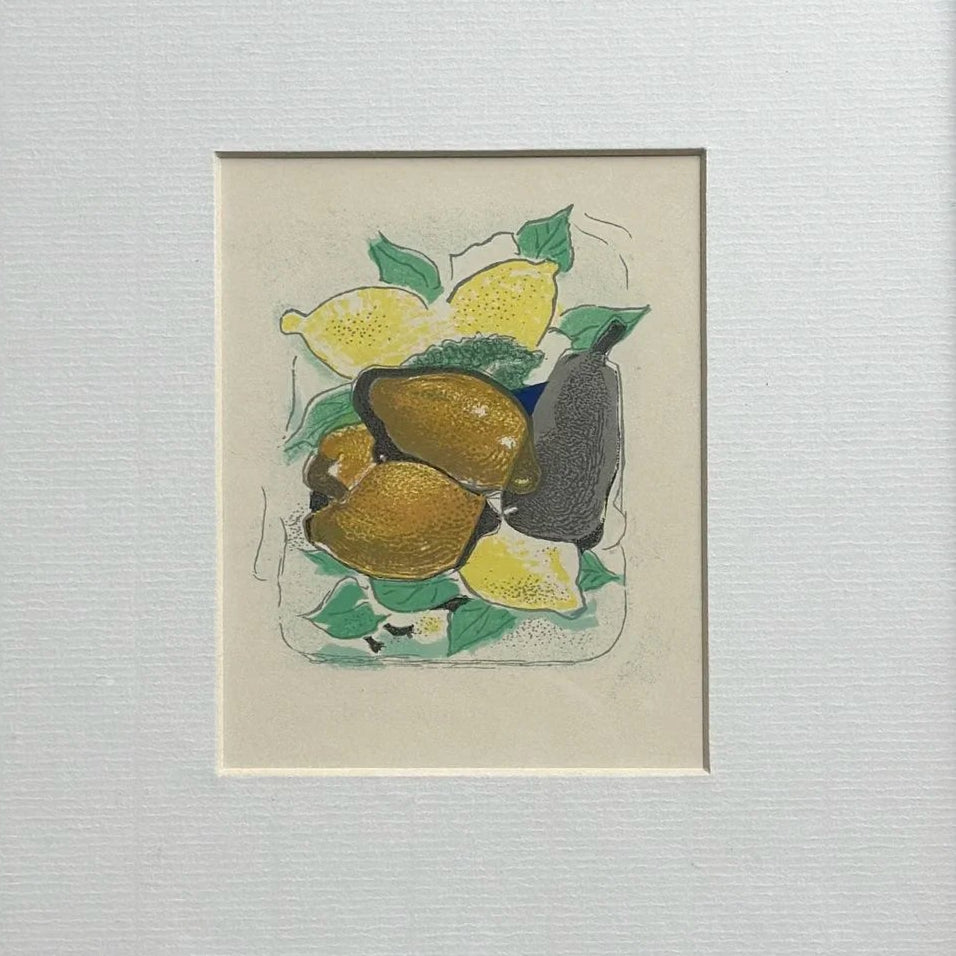 Lemons Lithograph by Georges Braque