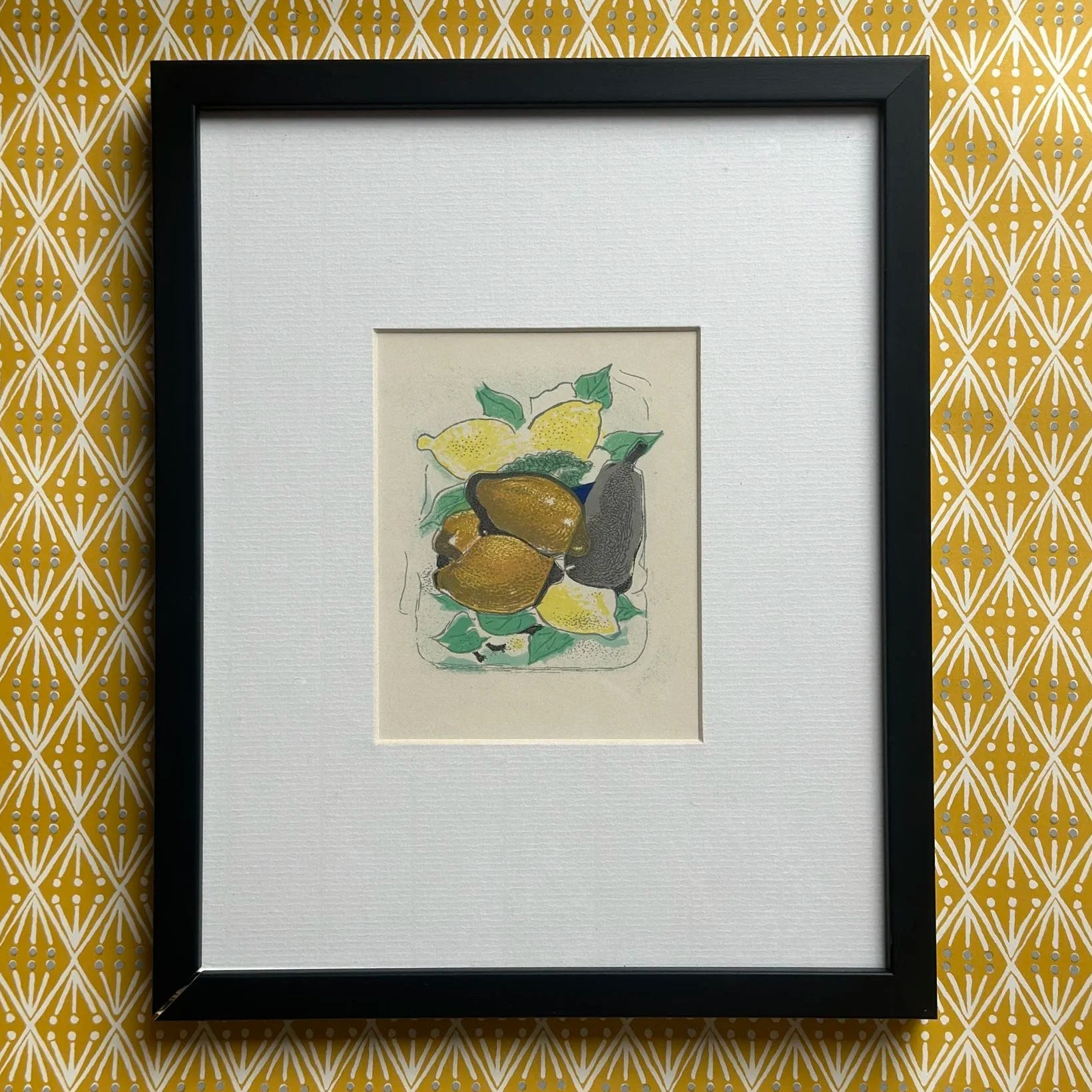 Lemons Lithograph by Georges Braque