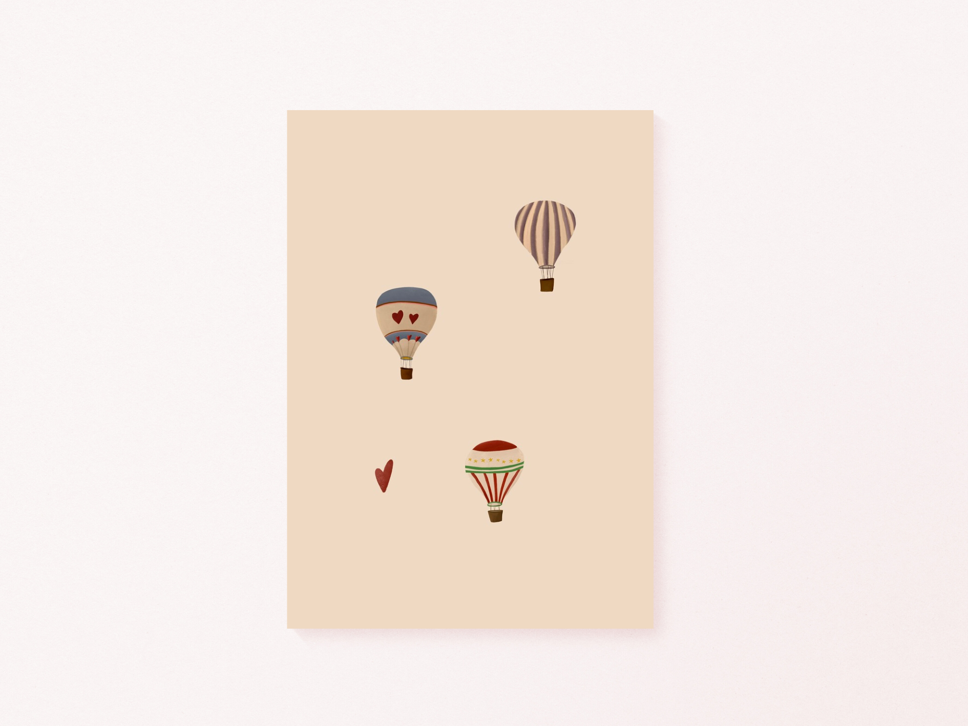 Three Balloons Art Print
