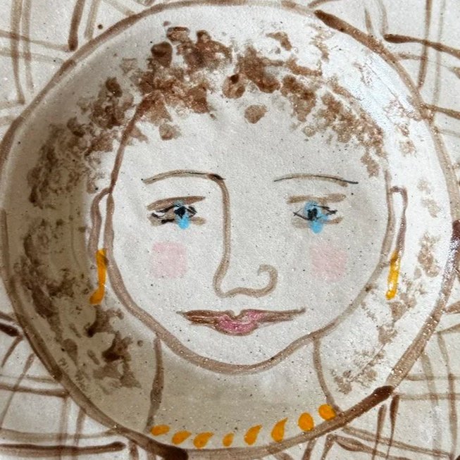 GIRL WITH THE ORANGE EARRINGS
