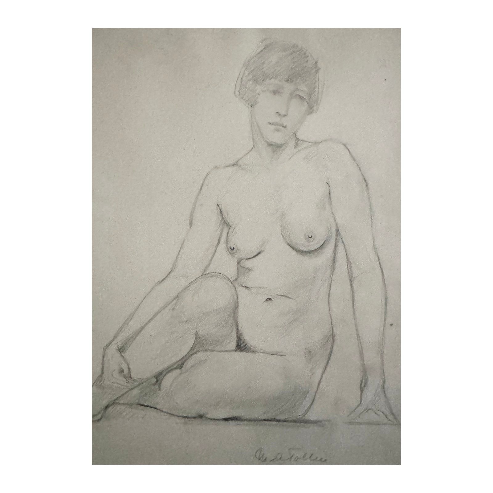 NUDE PENCIL DRAWING