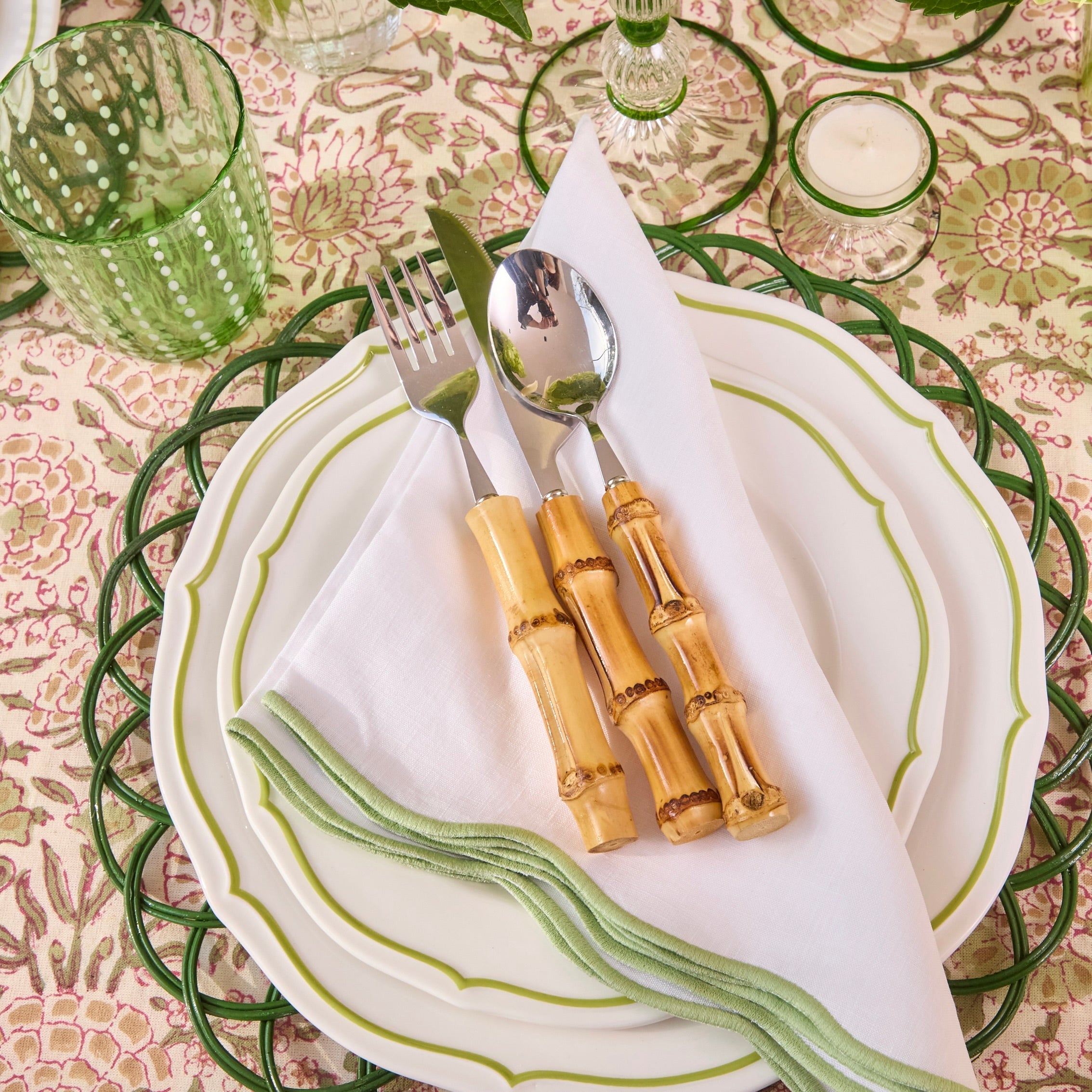 Green Cabana Placemats (Set of 4)