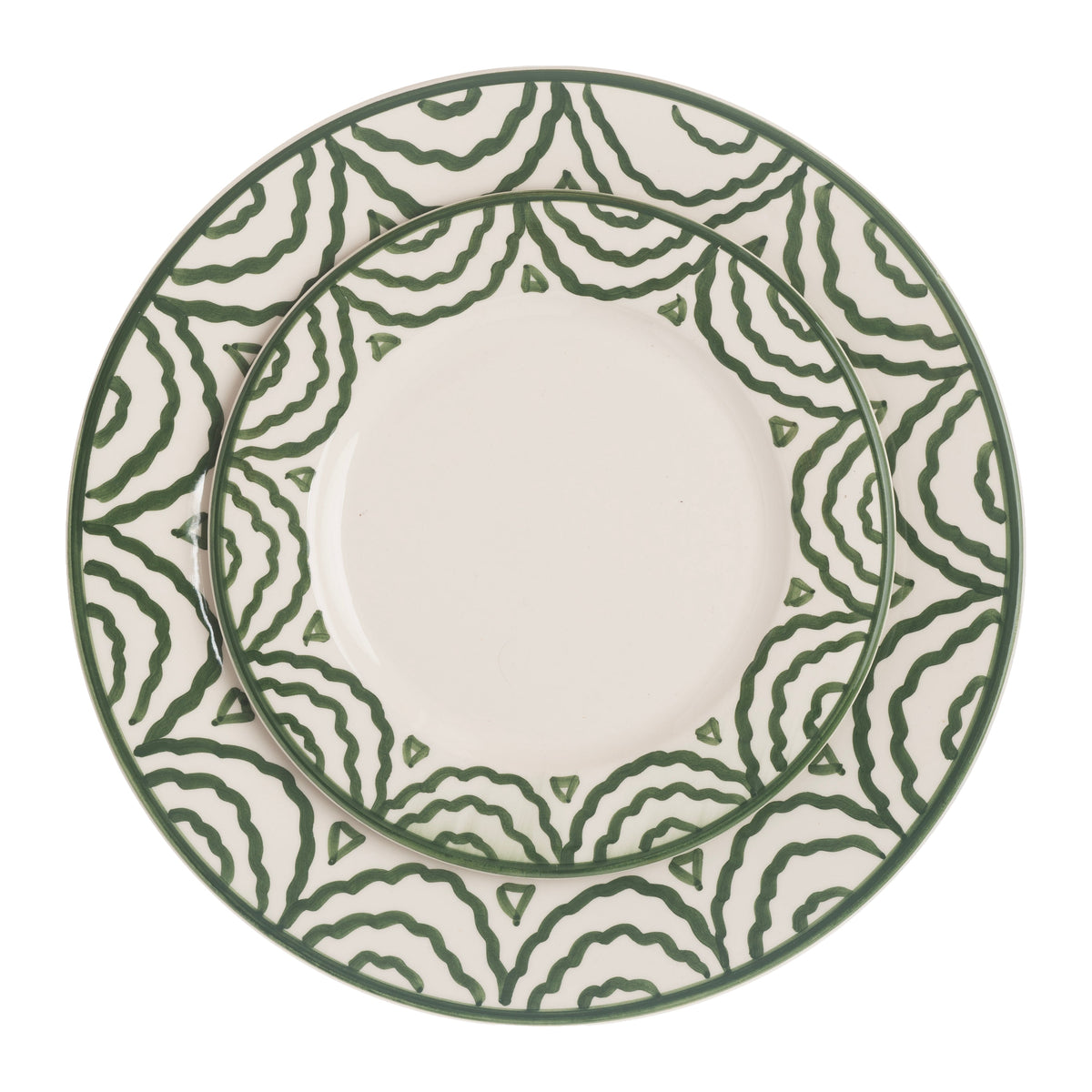 Green Tabla Dinner Plate | Singles & Set of 4