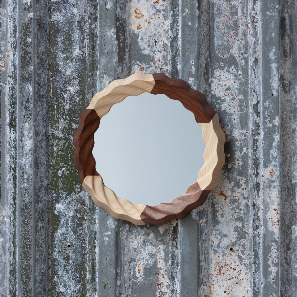 Kruller Extra Mirror | Ash & Walnut