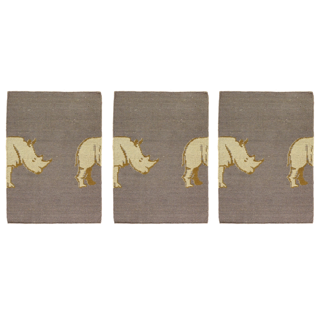 The Rhino Jacquard Wall Hanging
