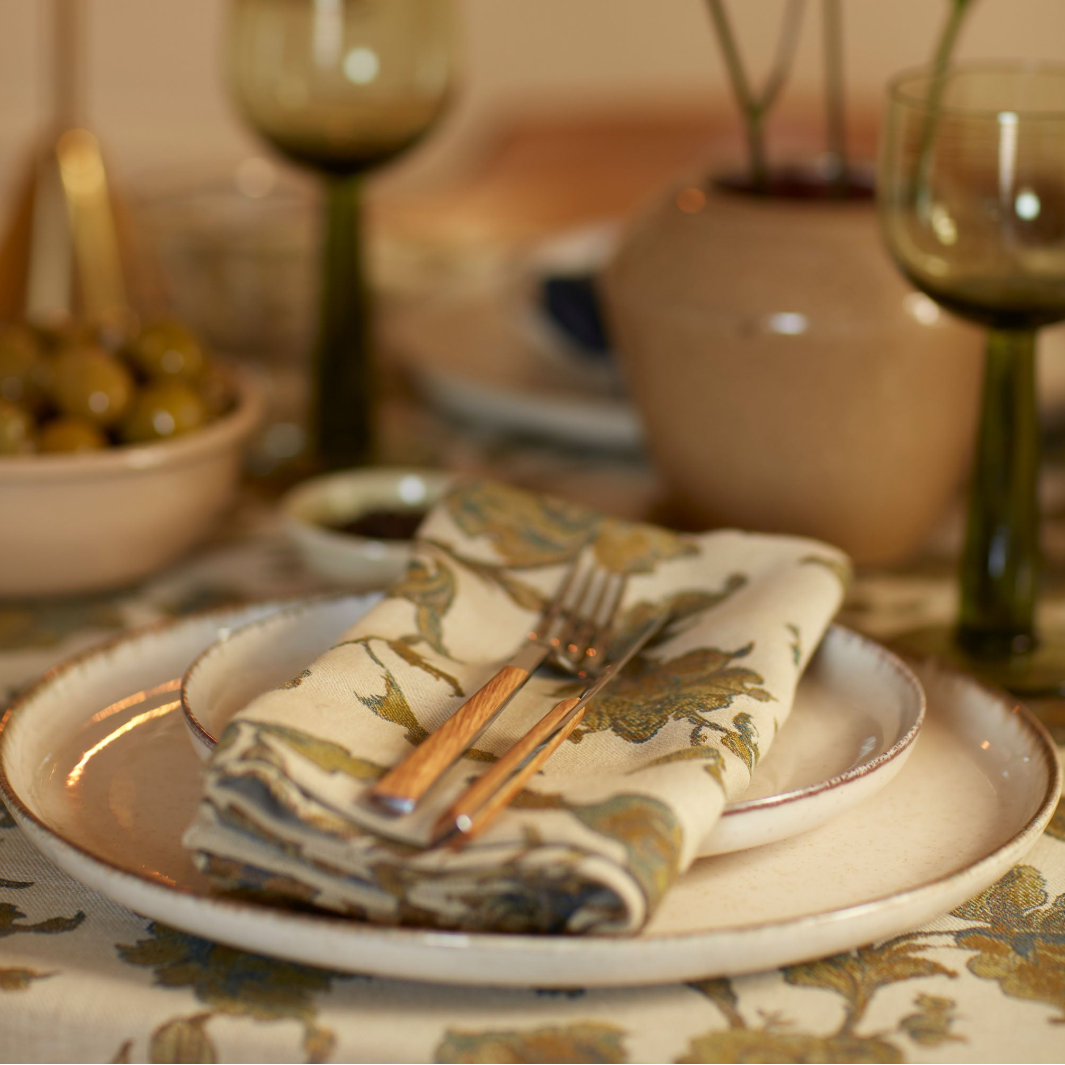 Rosie Floral Jacquard 100% Cotton Napkins