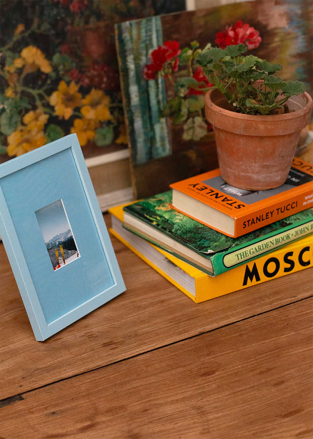 Sky Blue A5 Instax Mini Picture Mount