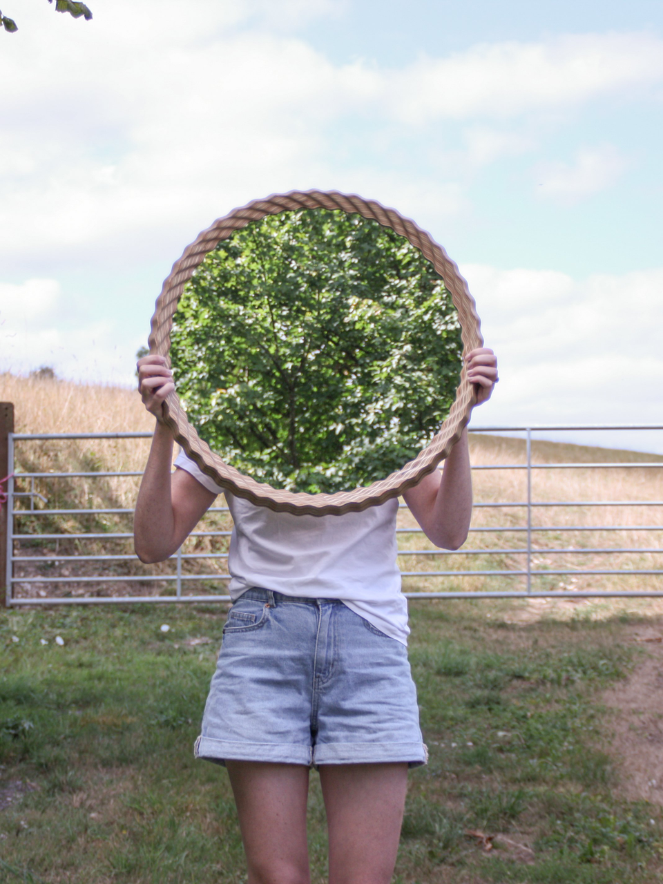 Kruller Midi Mirror - Birch Plywood