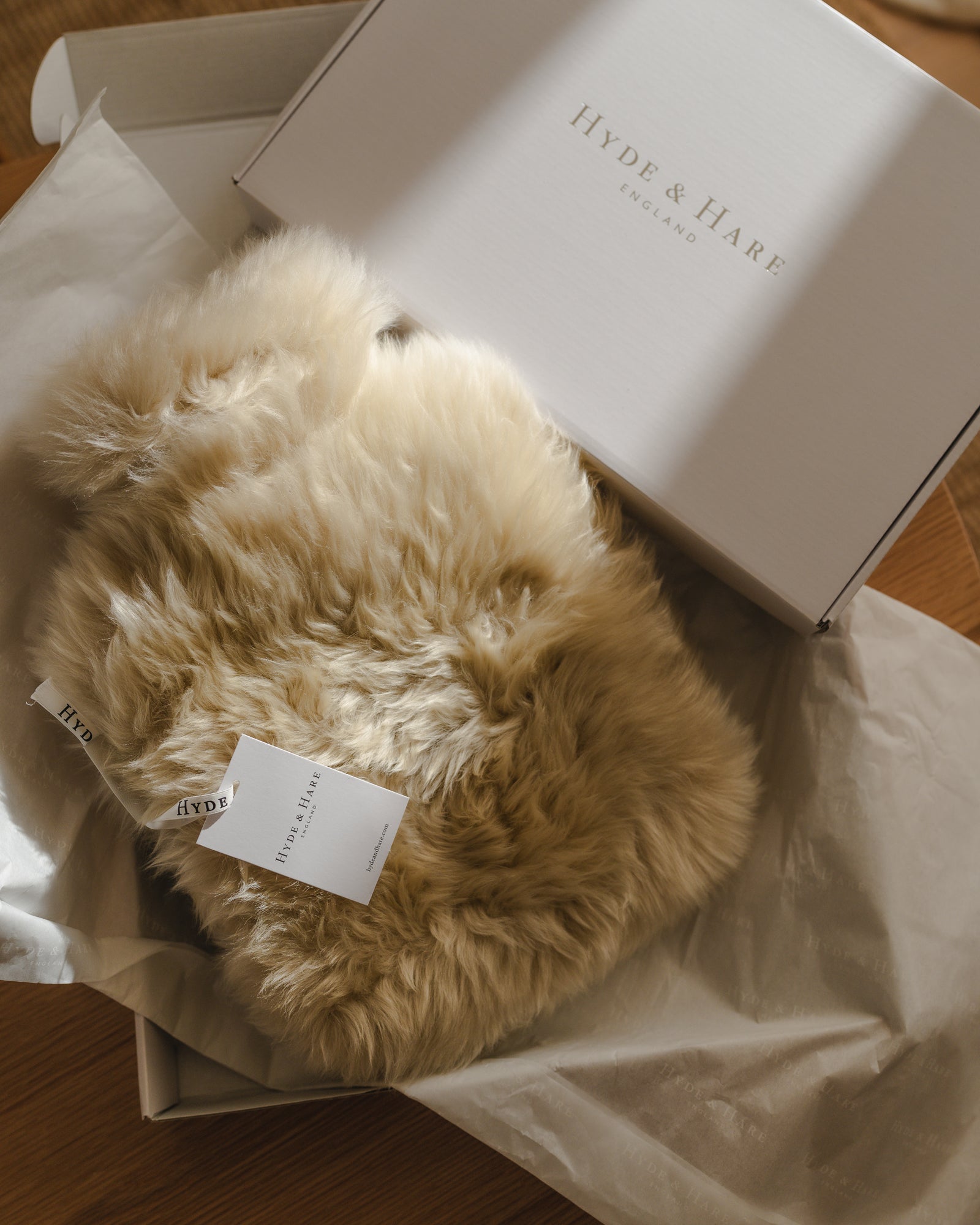 Sheepskin Hot Water Bottle | Cream