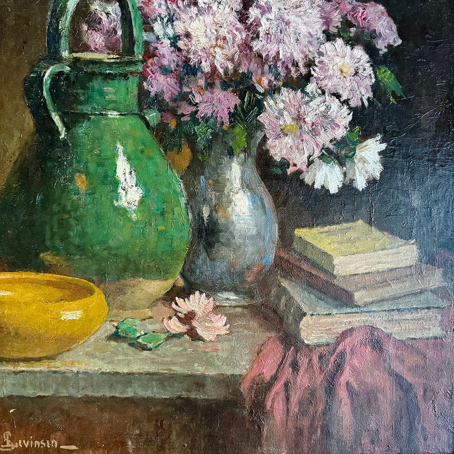 Chrysanthemums Oil Painting