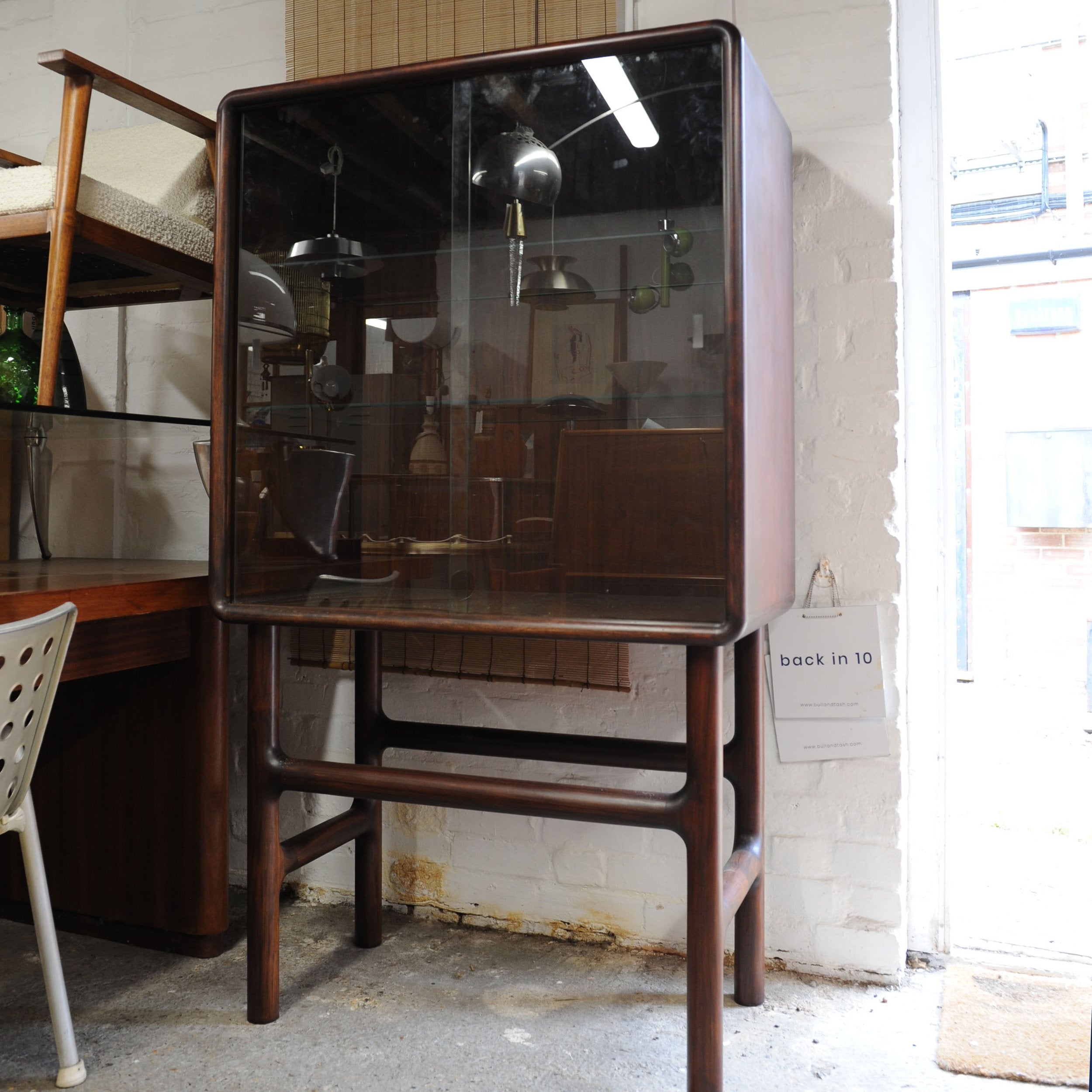 Danish Modern Rosewood Cocktail / Storage Cabinet