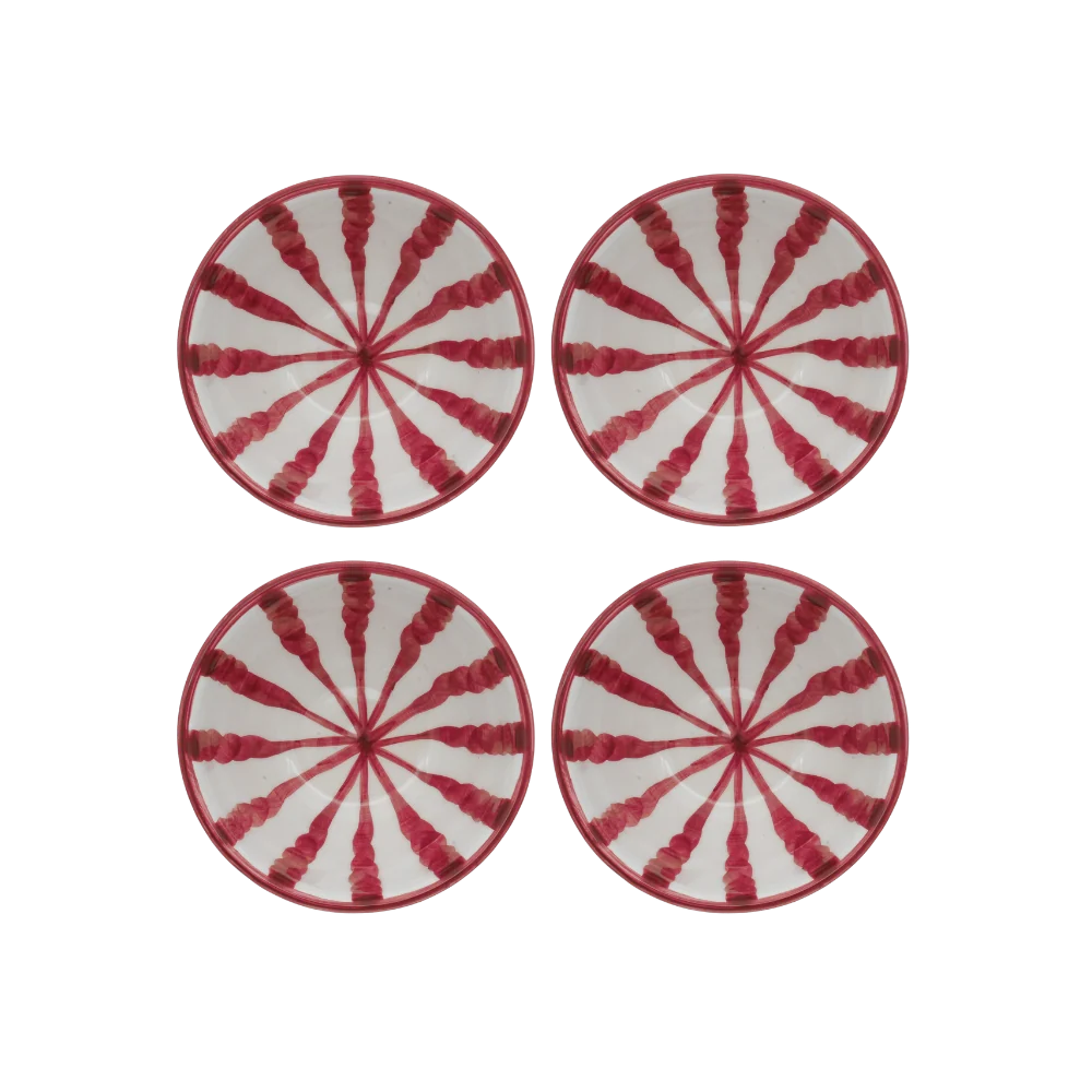 Wave Breakfast Bowls, Set Of Four