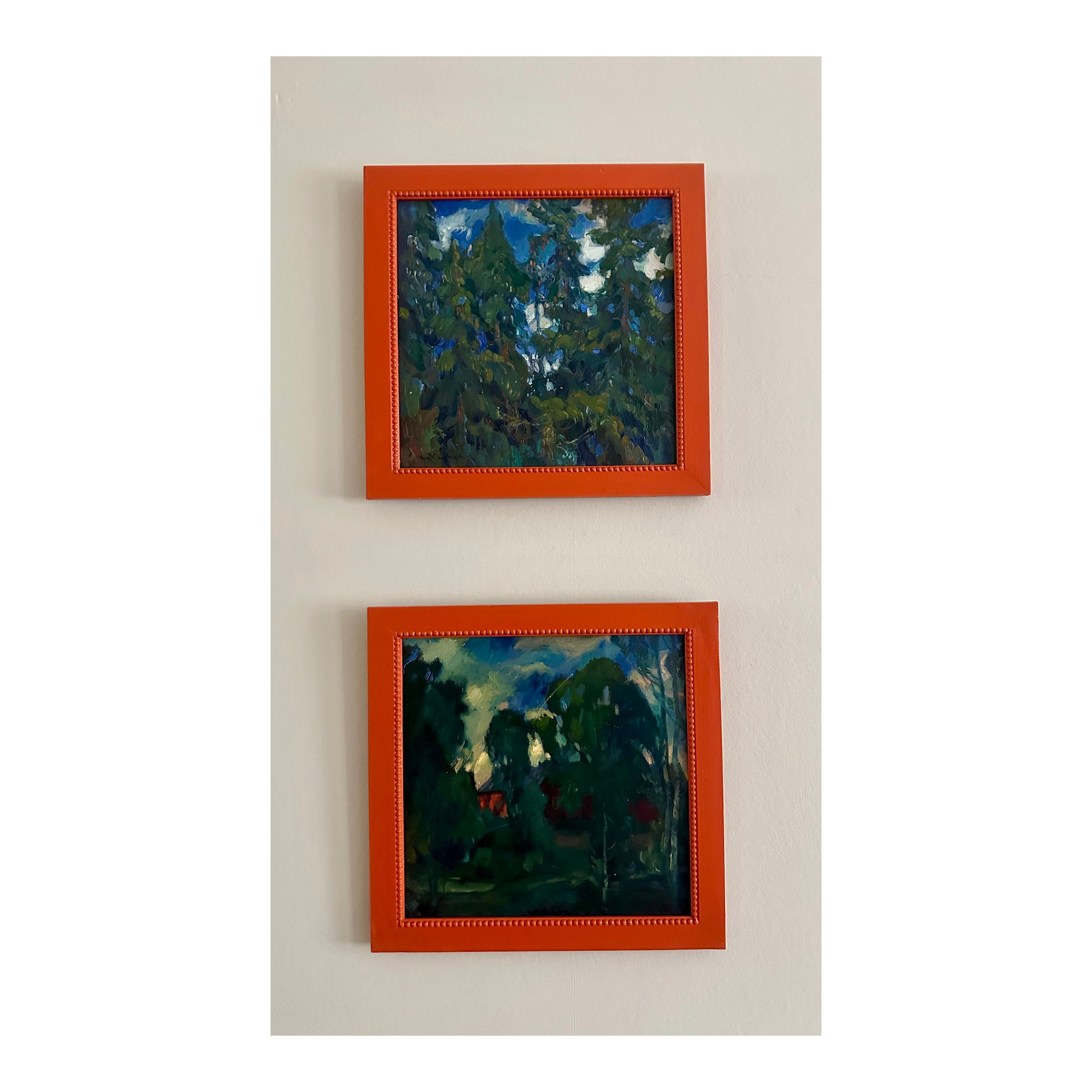 TRIPTYCH OF FOREST SCENES