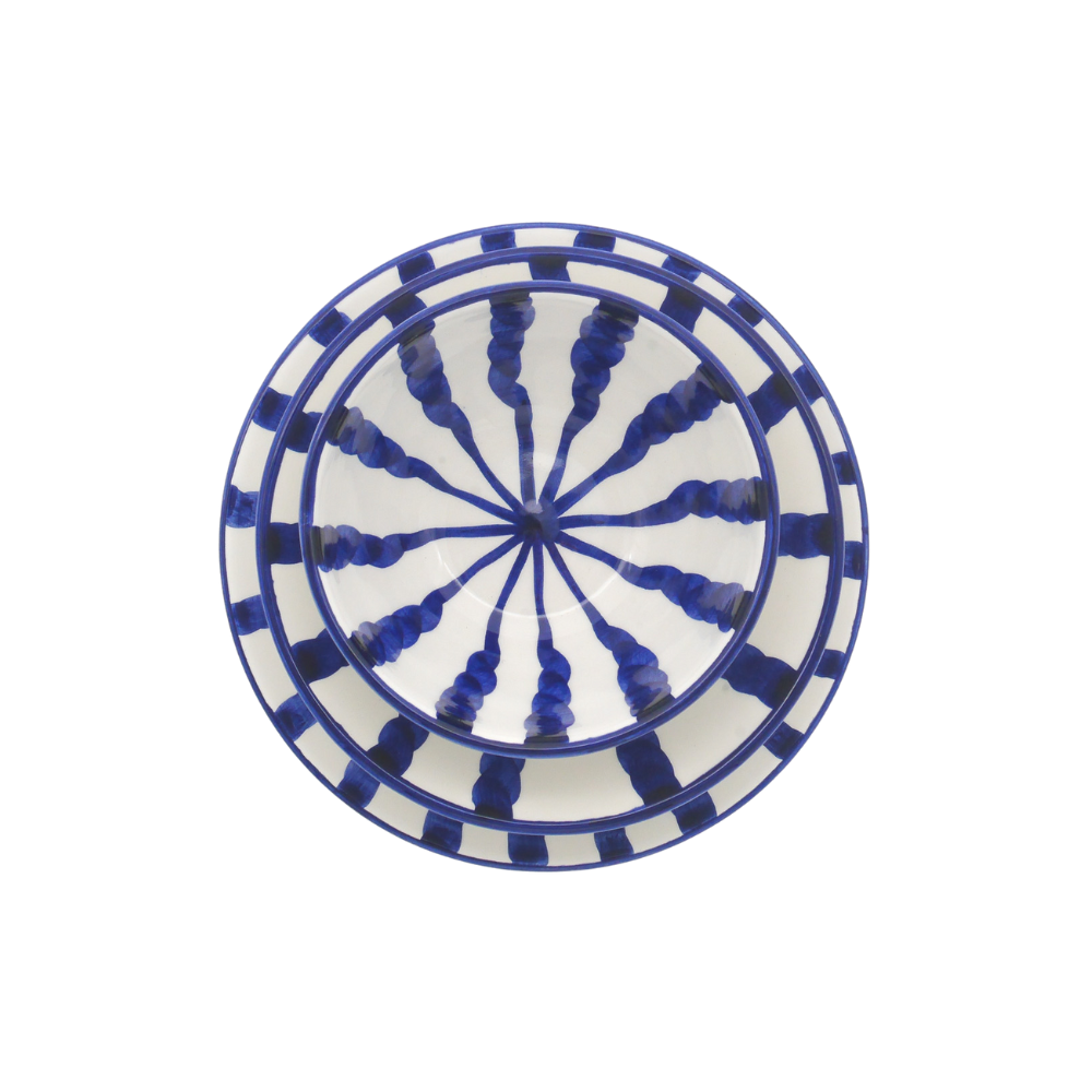 Wave Dinner Plate - Azure