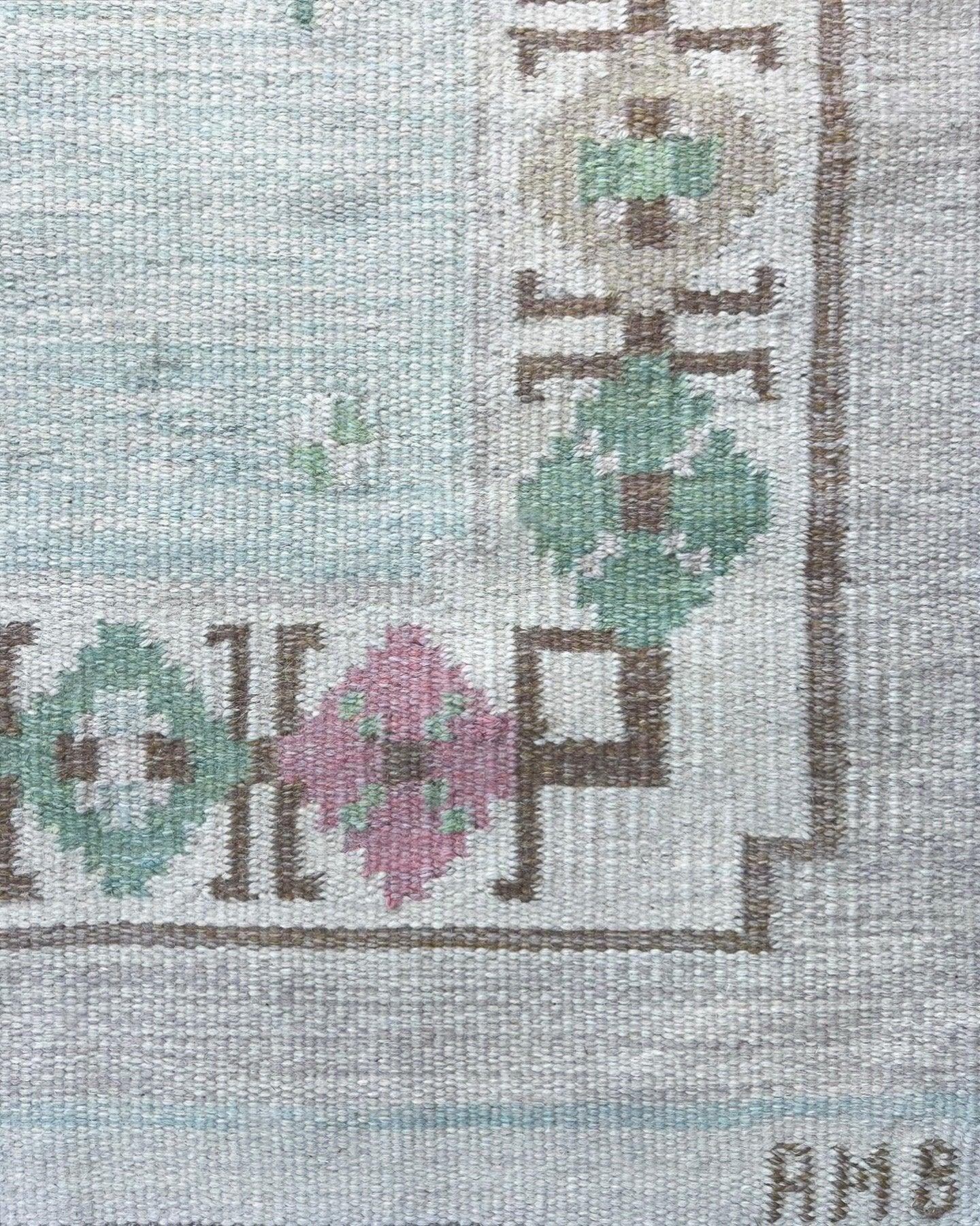 1950's Swedish flatweave by Anne Marie Boberg