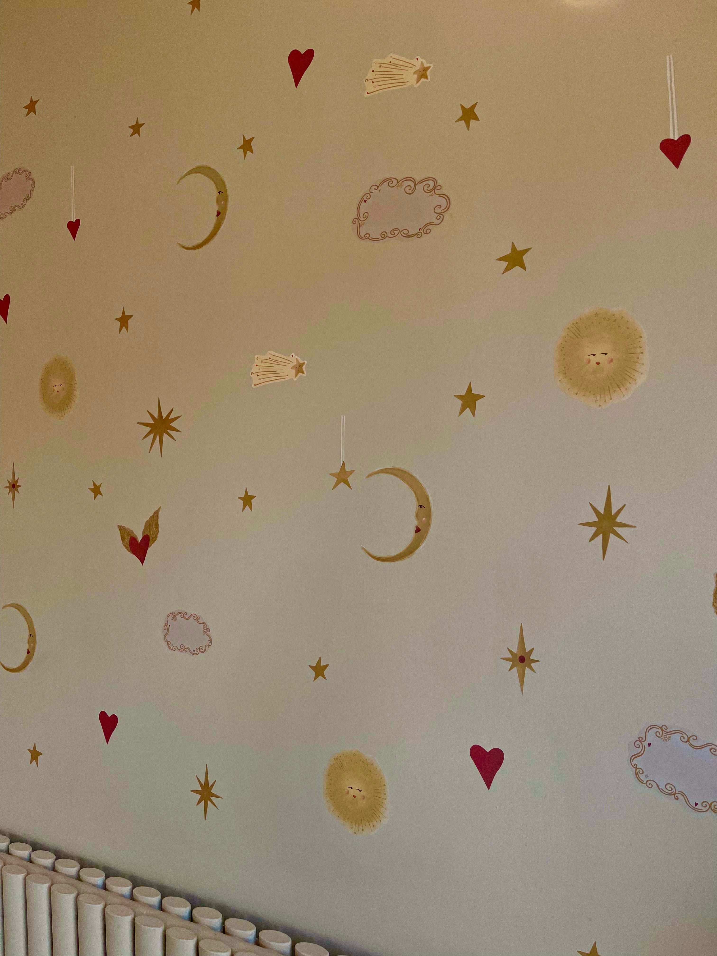 Fabric Wall Stickers - "Celestial Dream"