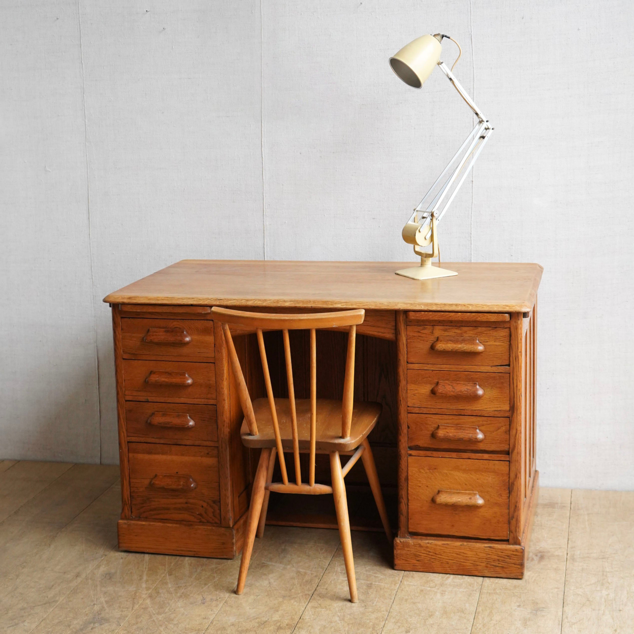 Mid Century Oak Desk