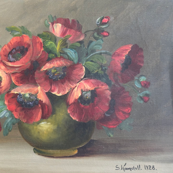 Poppies Oil Painting