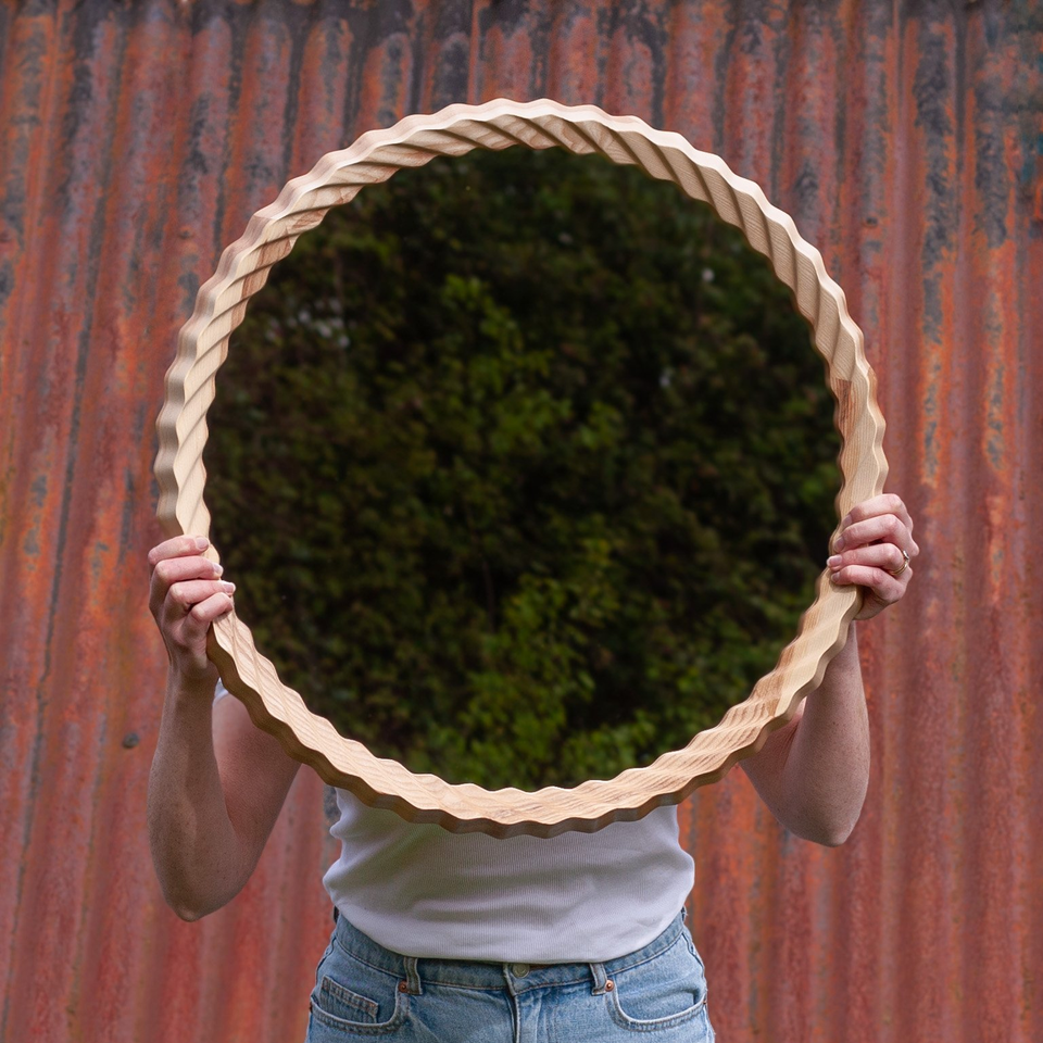 Kruller Midi Mirror | Ash