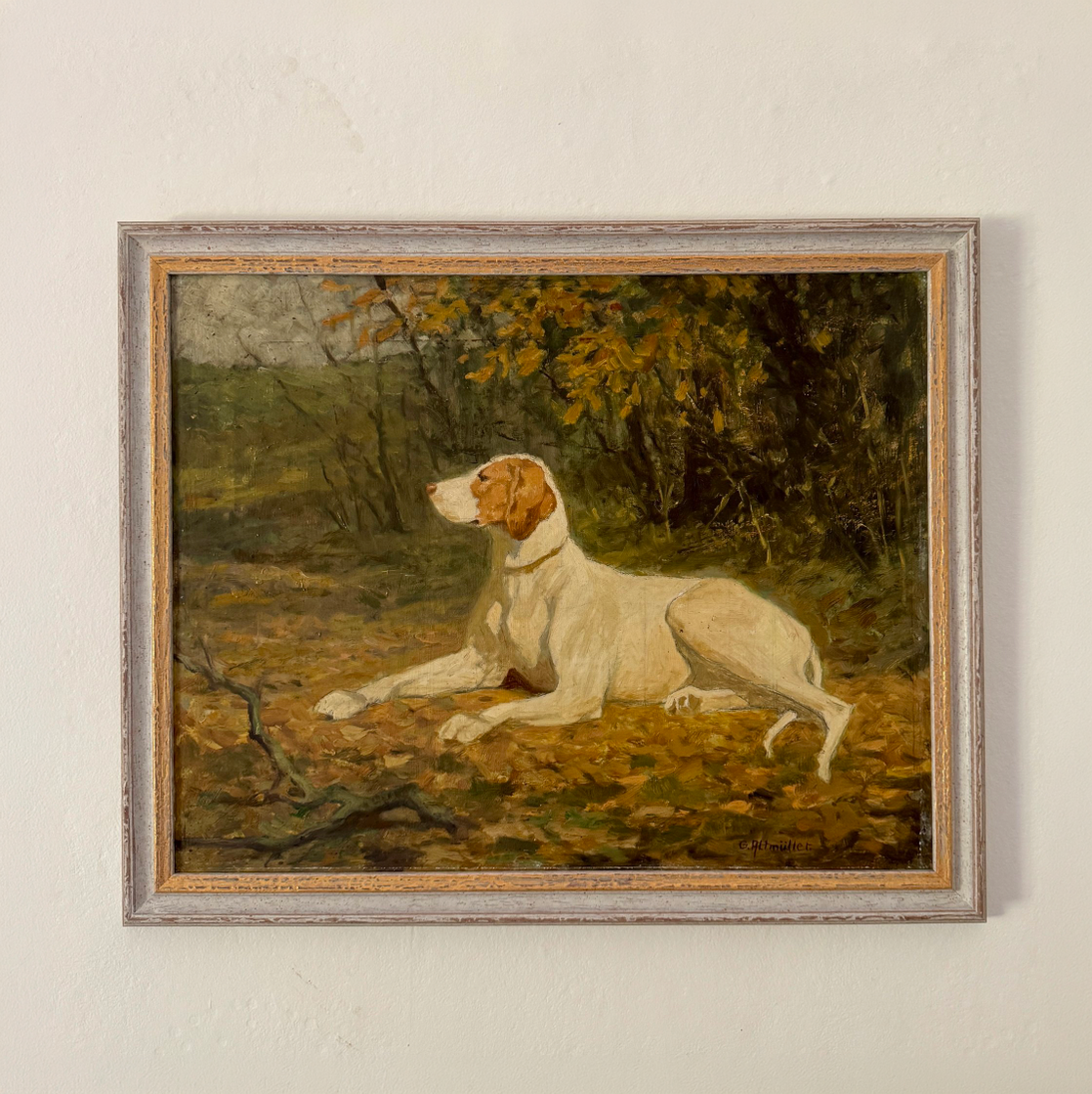 The Pointer Oil Painting