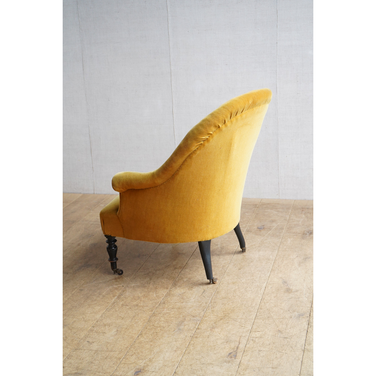 French Mustard Tub Chair