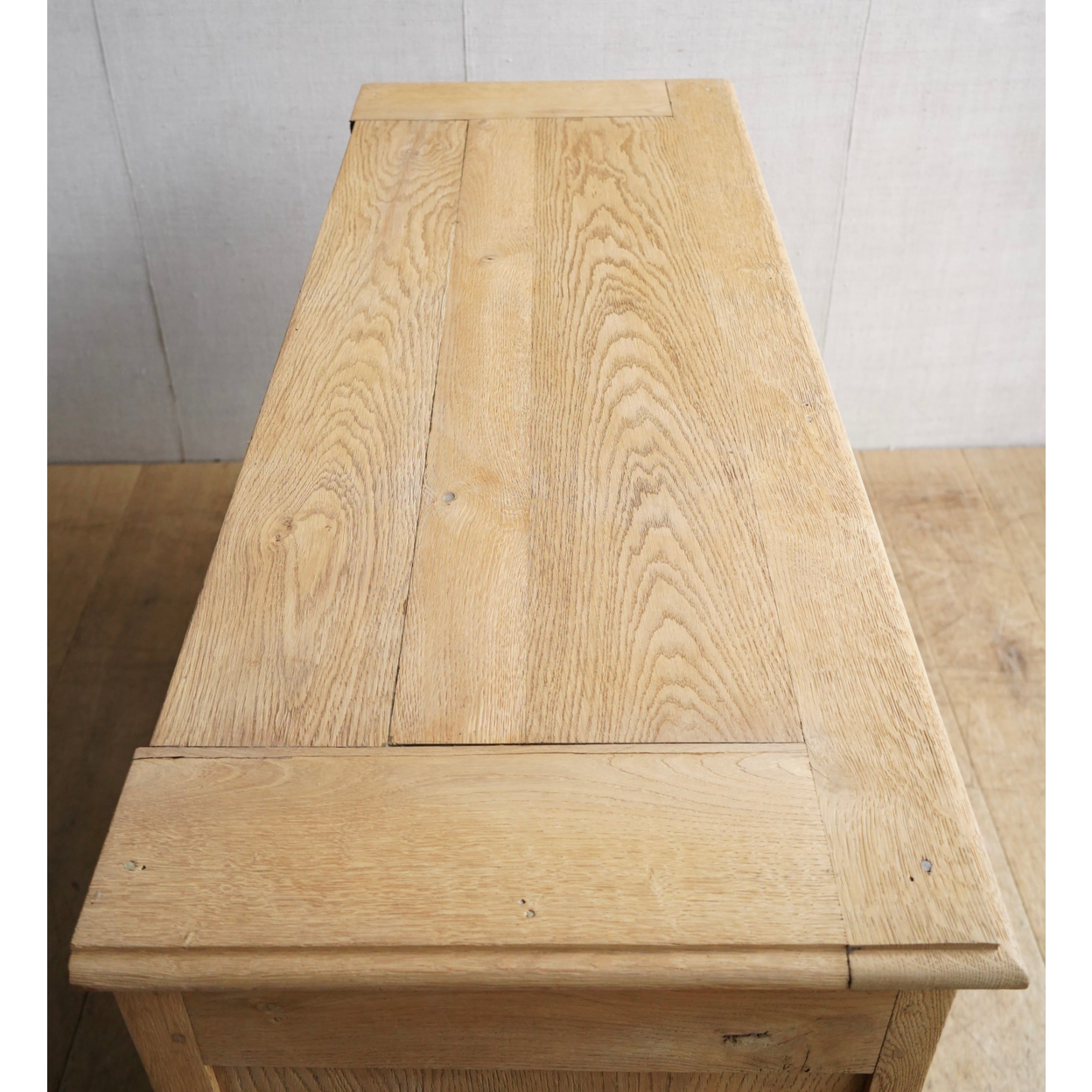 French Stripped Oak Cabinet