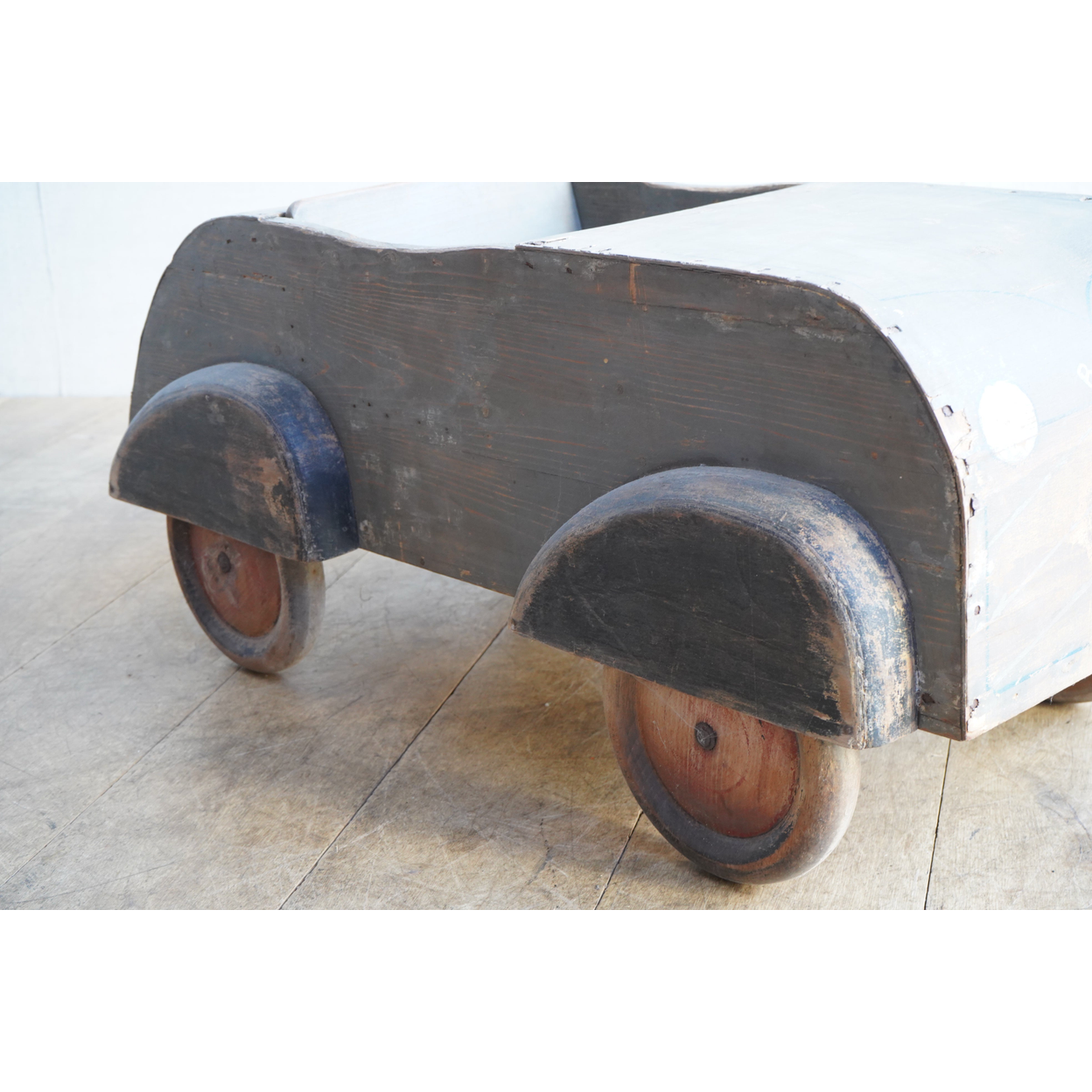 BMW wooden car