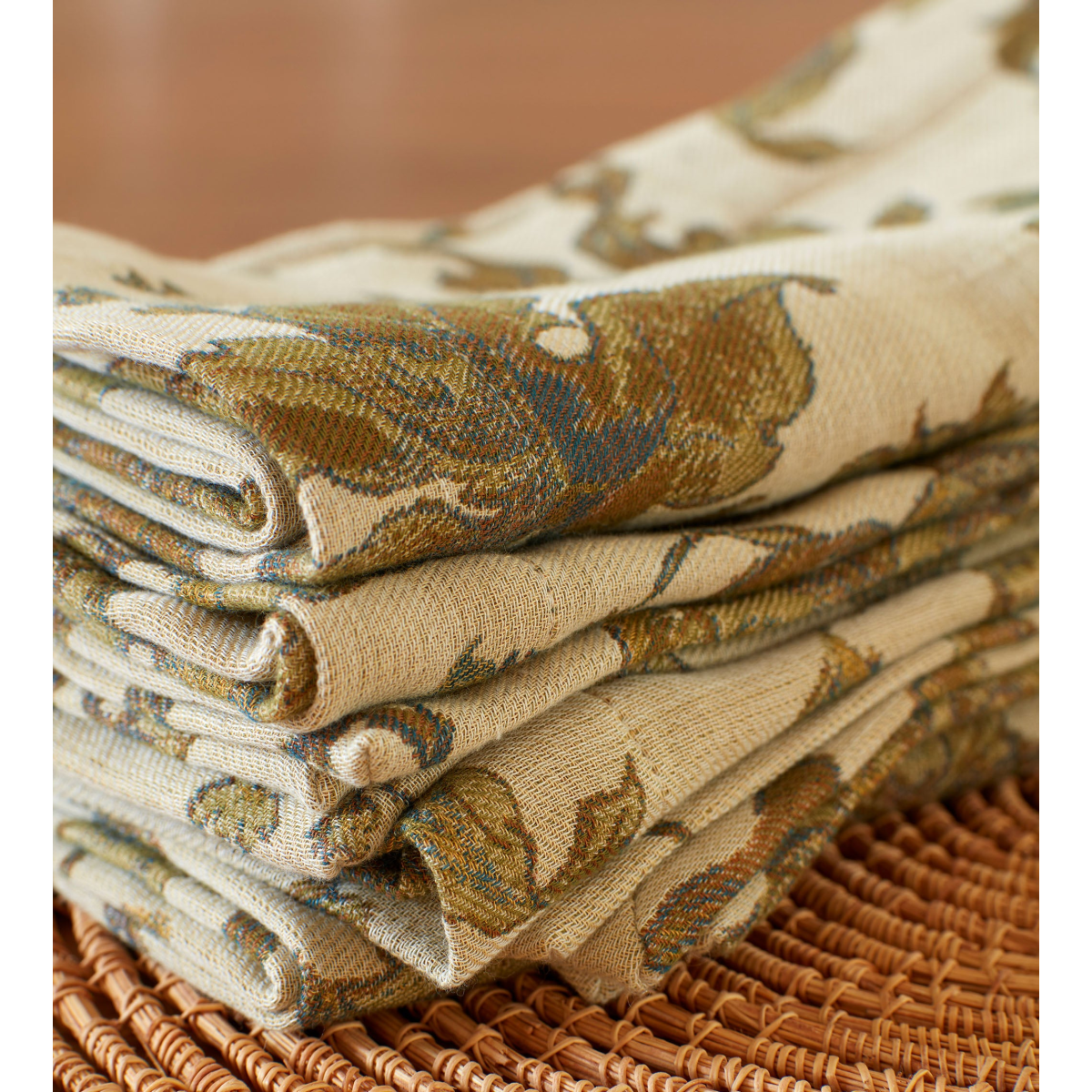 Rosie Floral Jacquard 100% Cotton Napkins